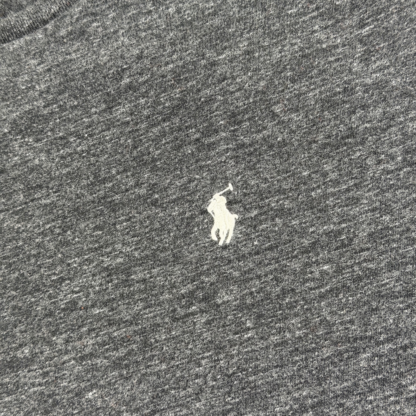 Polo Ralph Lauren T Shirt Mens XL Gray Embroidered Pony Logo Crew Neck Classic thumbnail 4