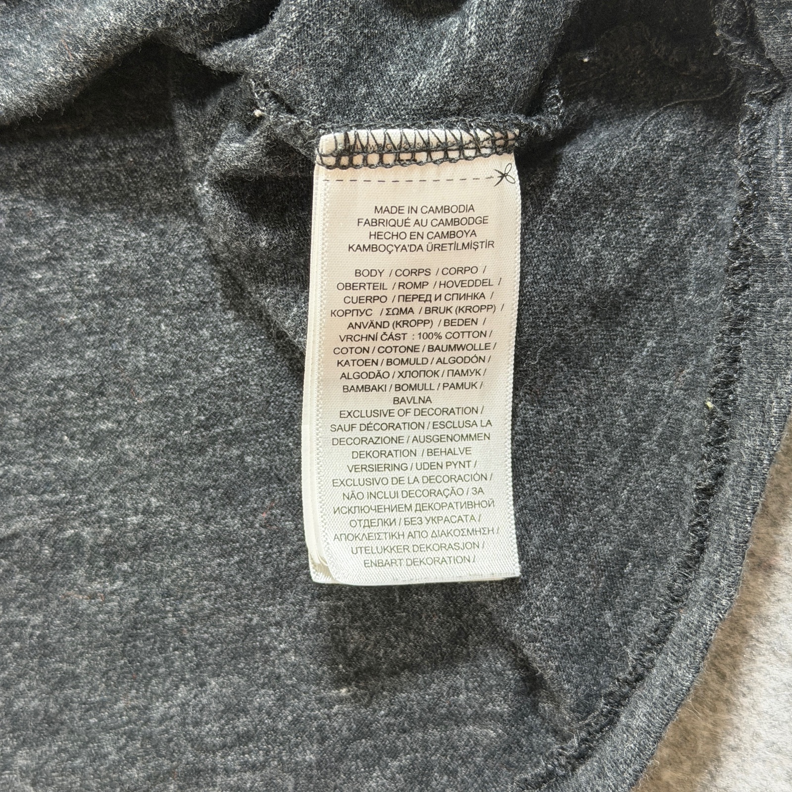 Polo Ralph Lauren T Shirt Mens XL Gray Embroidered Pony Logo Crew Neck Classic thumbnail 9
