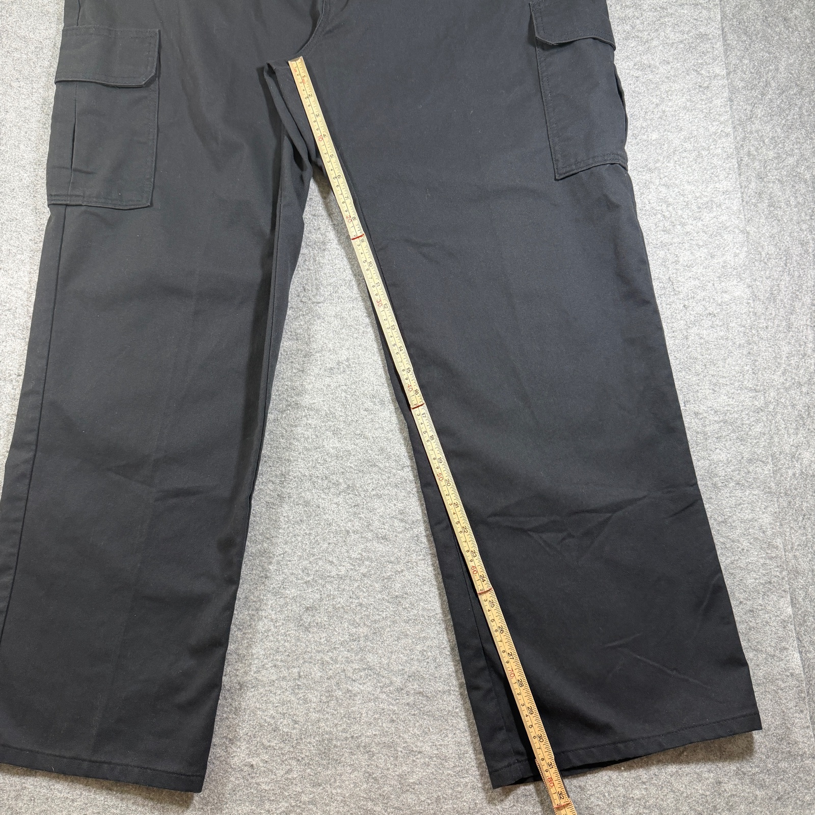 Dickies Cargo Pants Mens 44x32 Black Relaxed Fit Workwear Flap Pockets Utility thumbnail 7