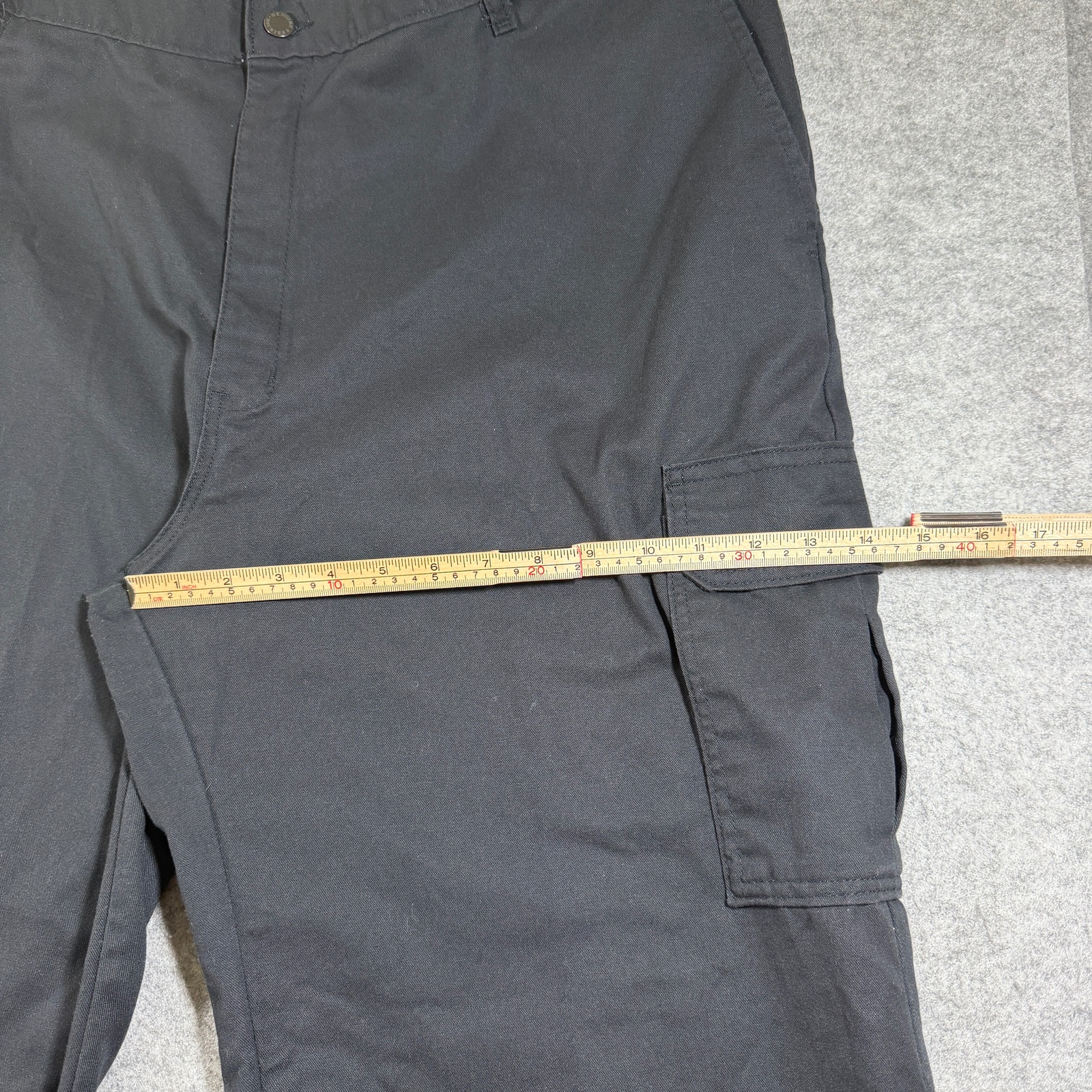 Dickies Cargo Pants Mens 44x32 Black Relaxed Fit Workwear Flap Pockets Utility thumbnail 8