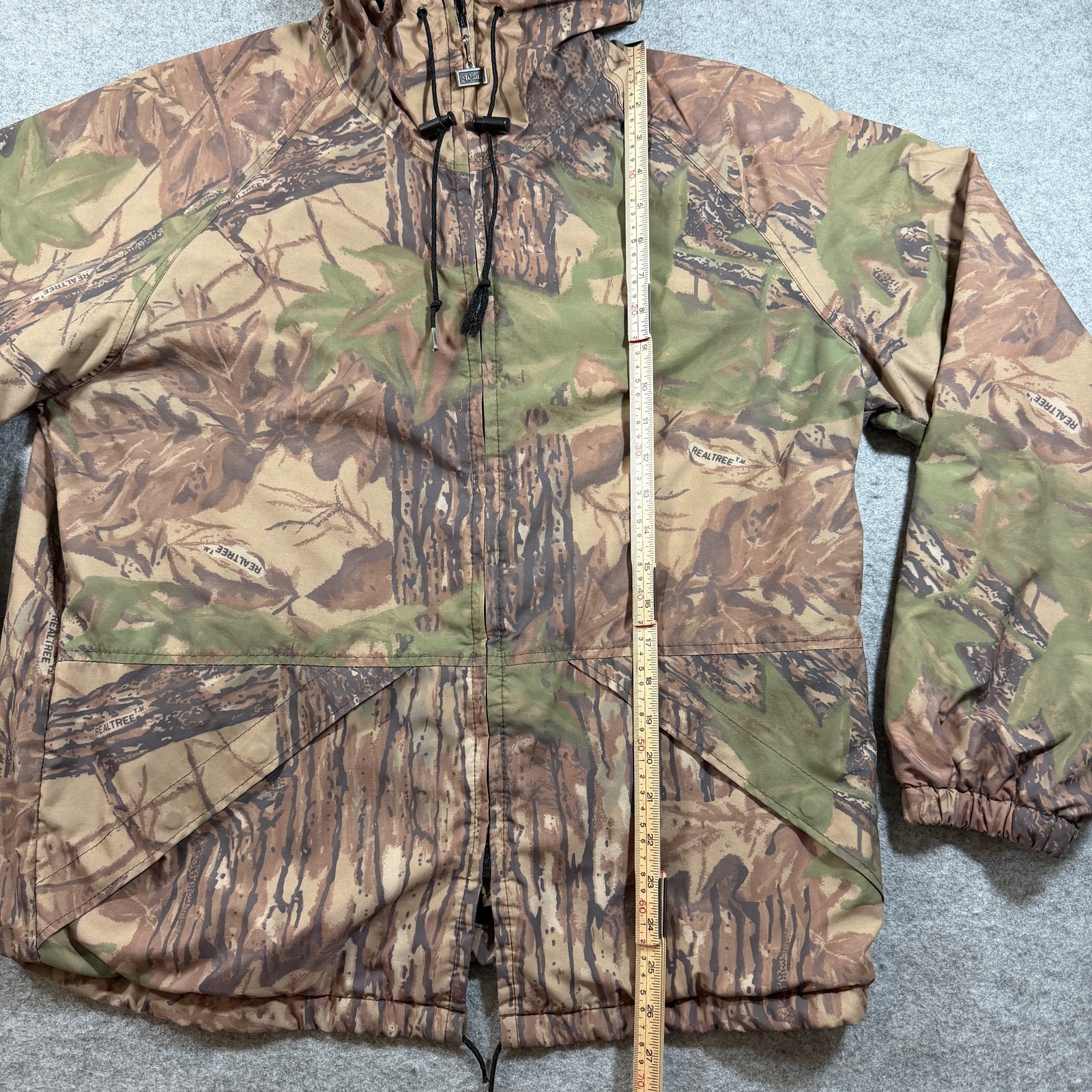 VTG Walls Water-Pruf Camo Jacket Mens L Realtree Hooded Full Zip Hunting Outdoor thumbnail 8