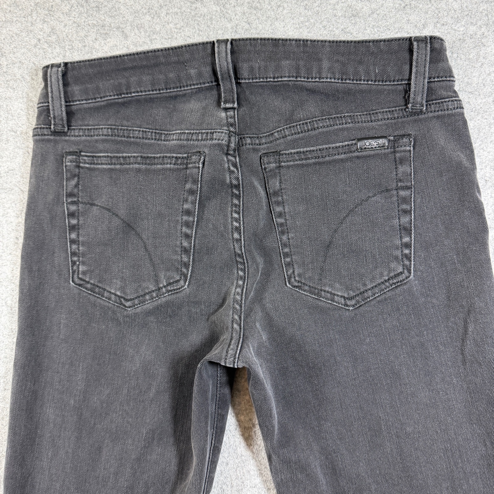 Joe's Jeans Brynn Skinny Womens 29 Black Faded Denim Stretch Zip Pockets thumbnail 3