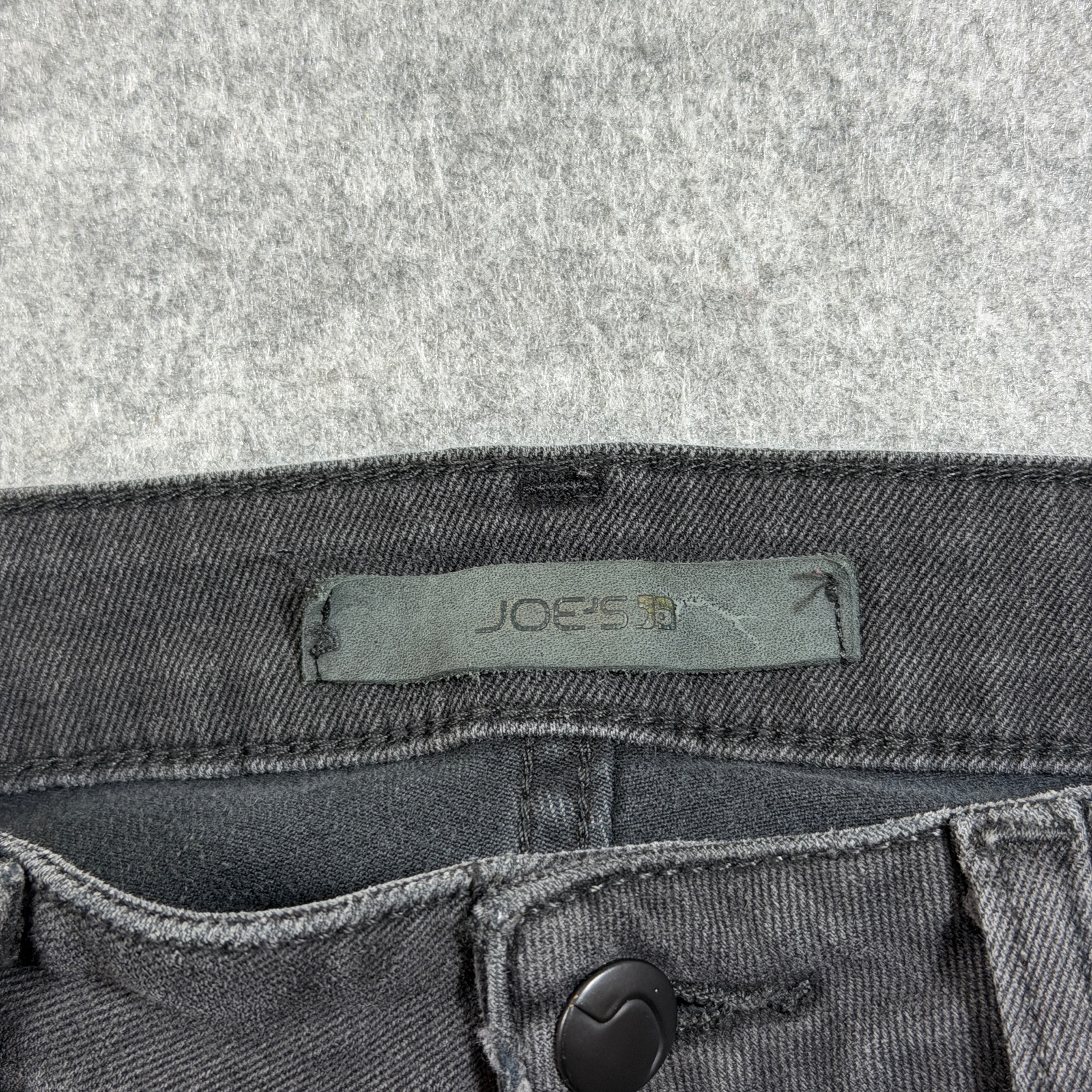 Joe's Jeans Brynn Skinny Womens 29 Black Faded Denim Stretch Zip Pockets thumbnail 4