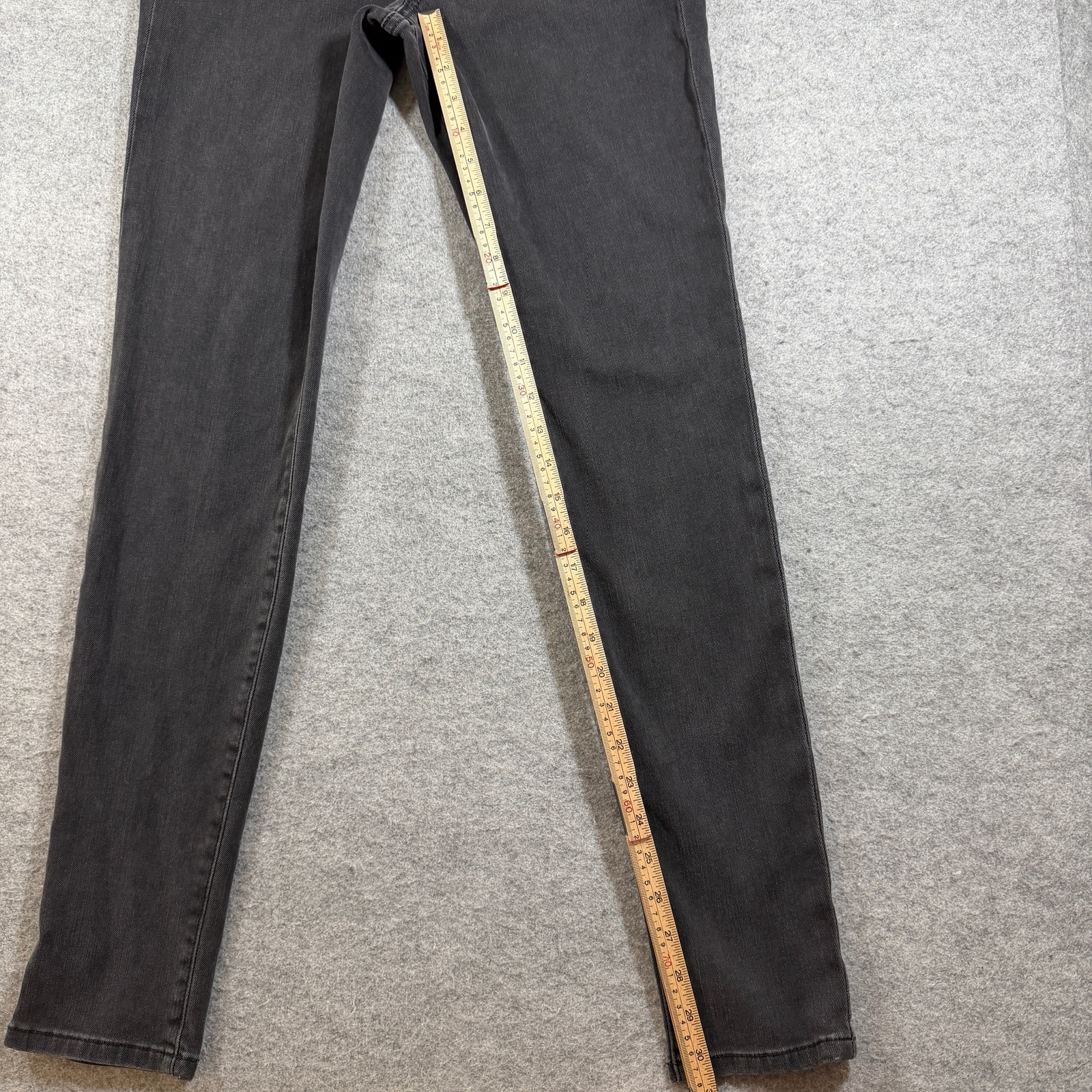 Joe's Jeans Brynn Skinny Womens 29 Black Faded Denim Stretch Zip Pockets thumbnail 7