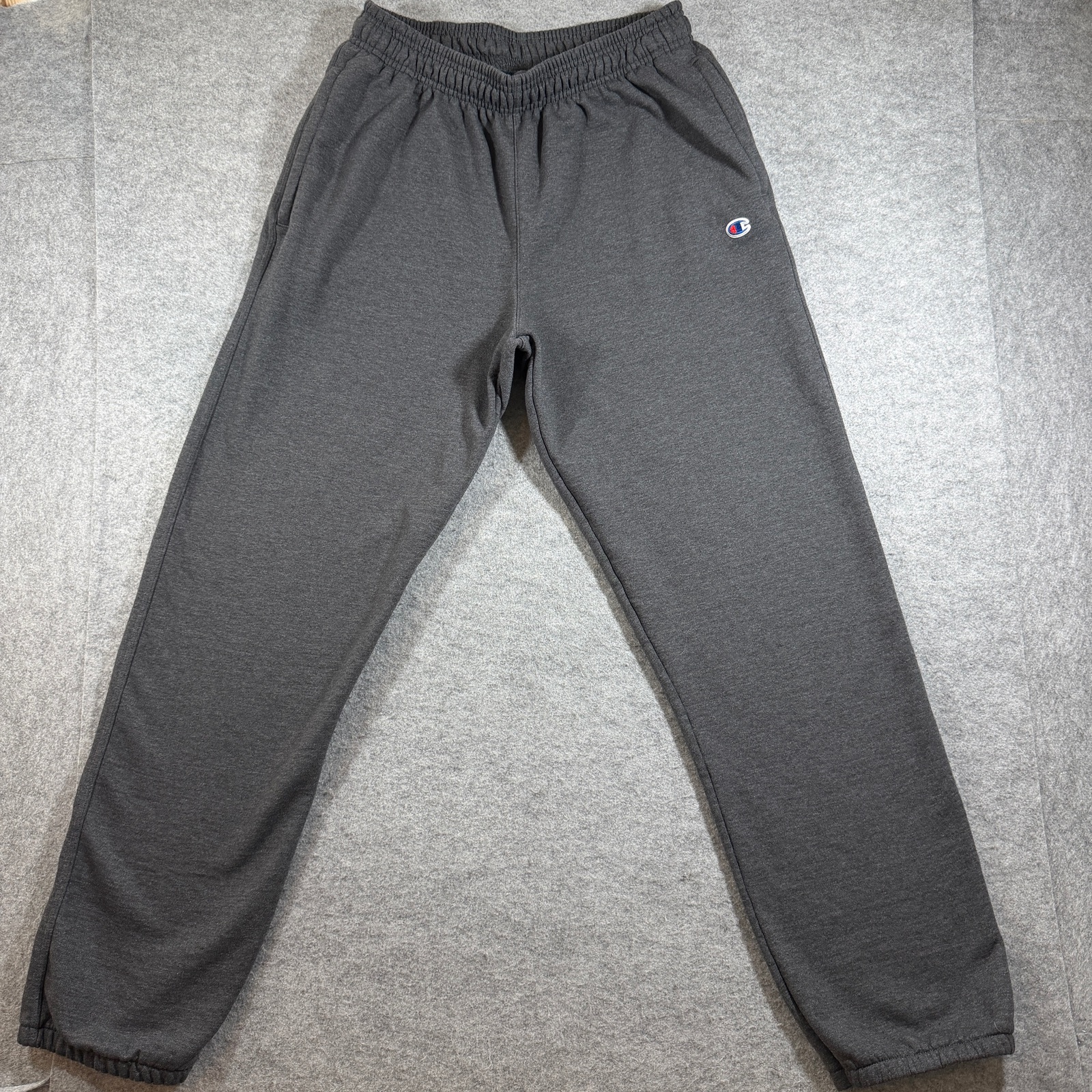 Champion Heavyweight Joggers Mens L Dark Gray Drawstring Athletic Lounge Pants