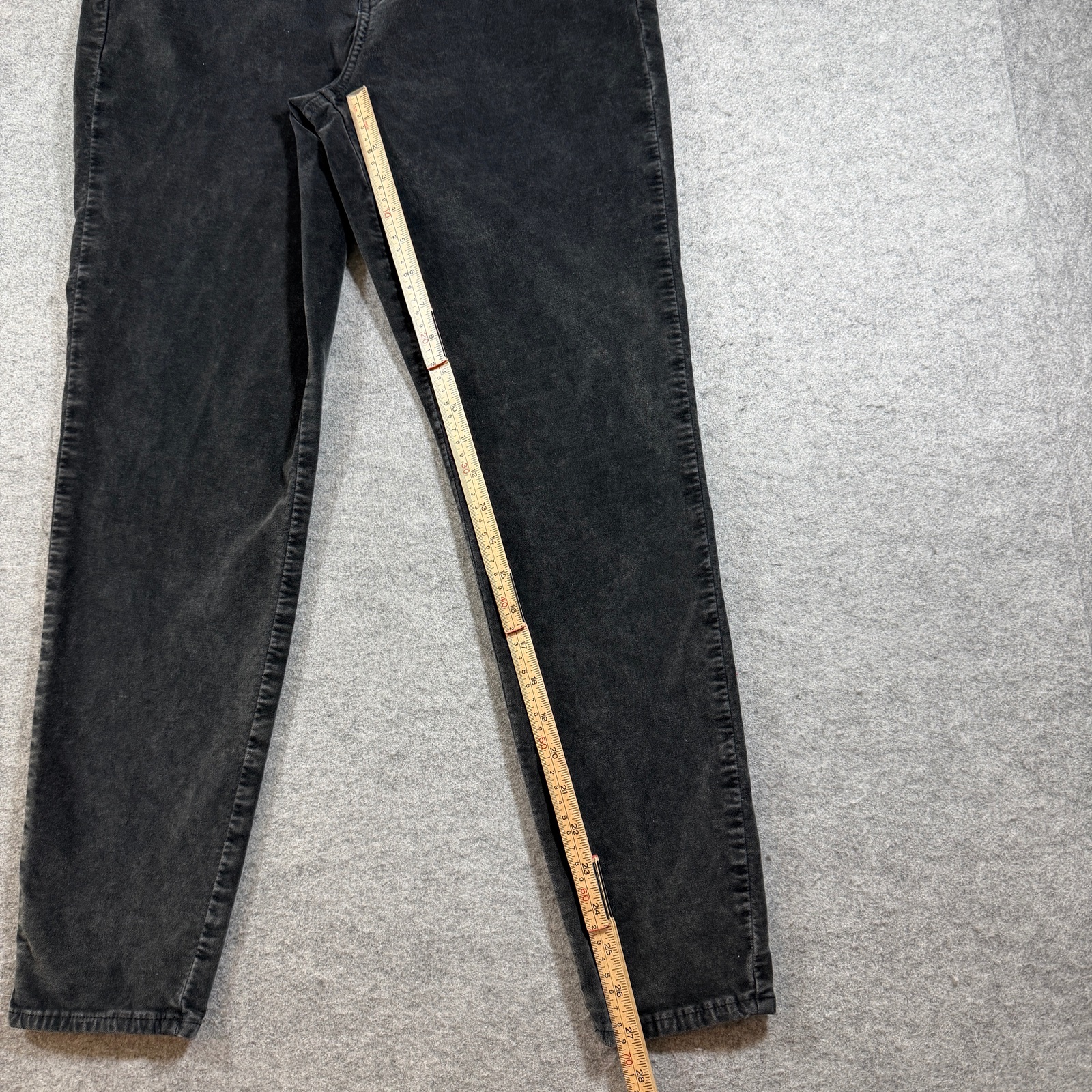 Lucky Brand Ava Super Skinny Pants Womens 12/31 Black Faded Denim Skinny thumbnail 7