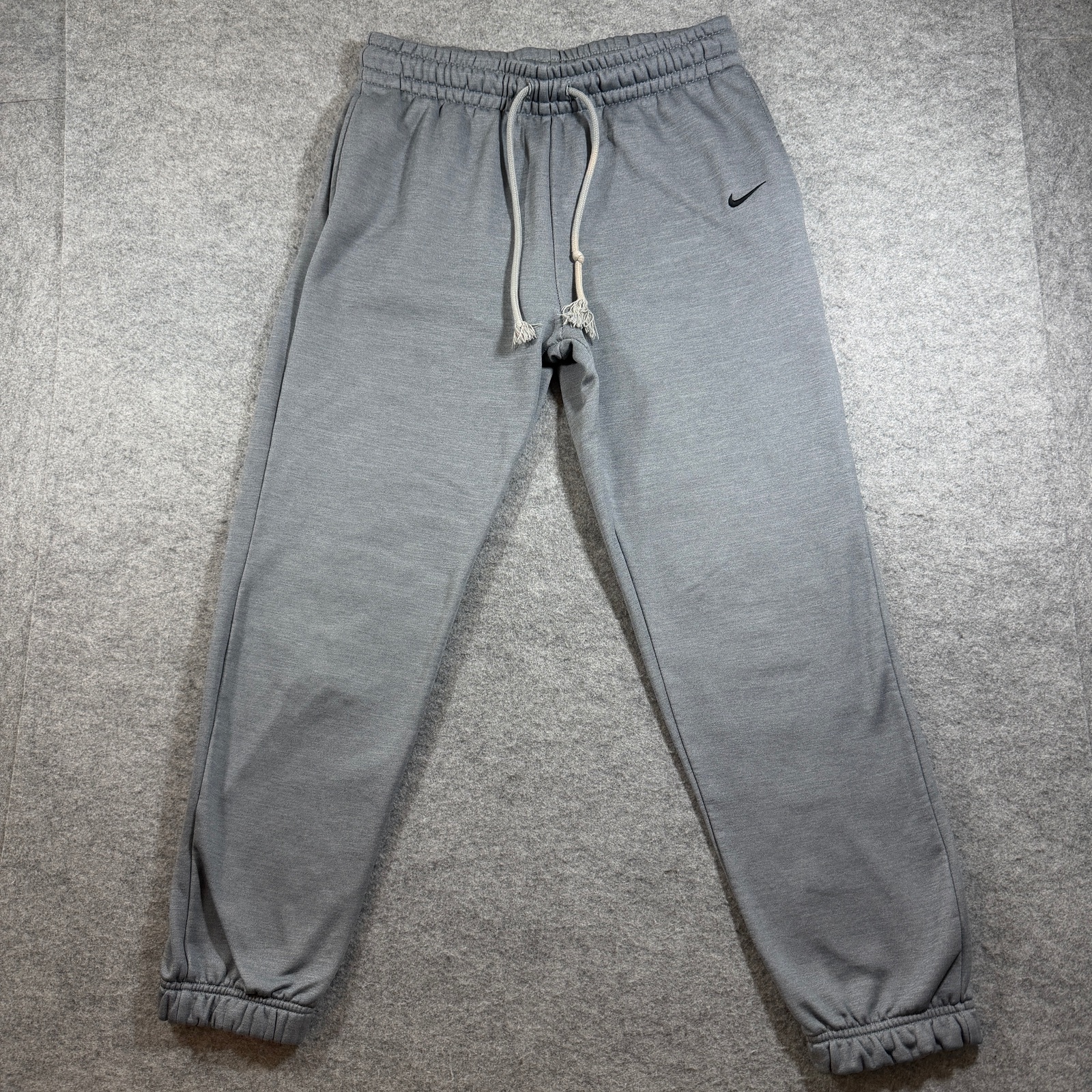Nike Therma-FIT Sweatpants Mens S Gray Fleece Lined Joggers Running Training