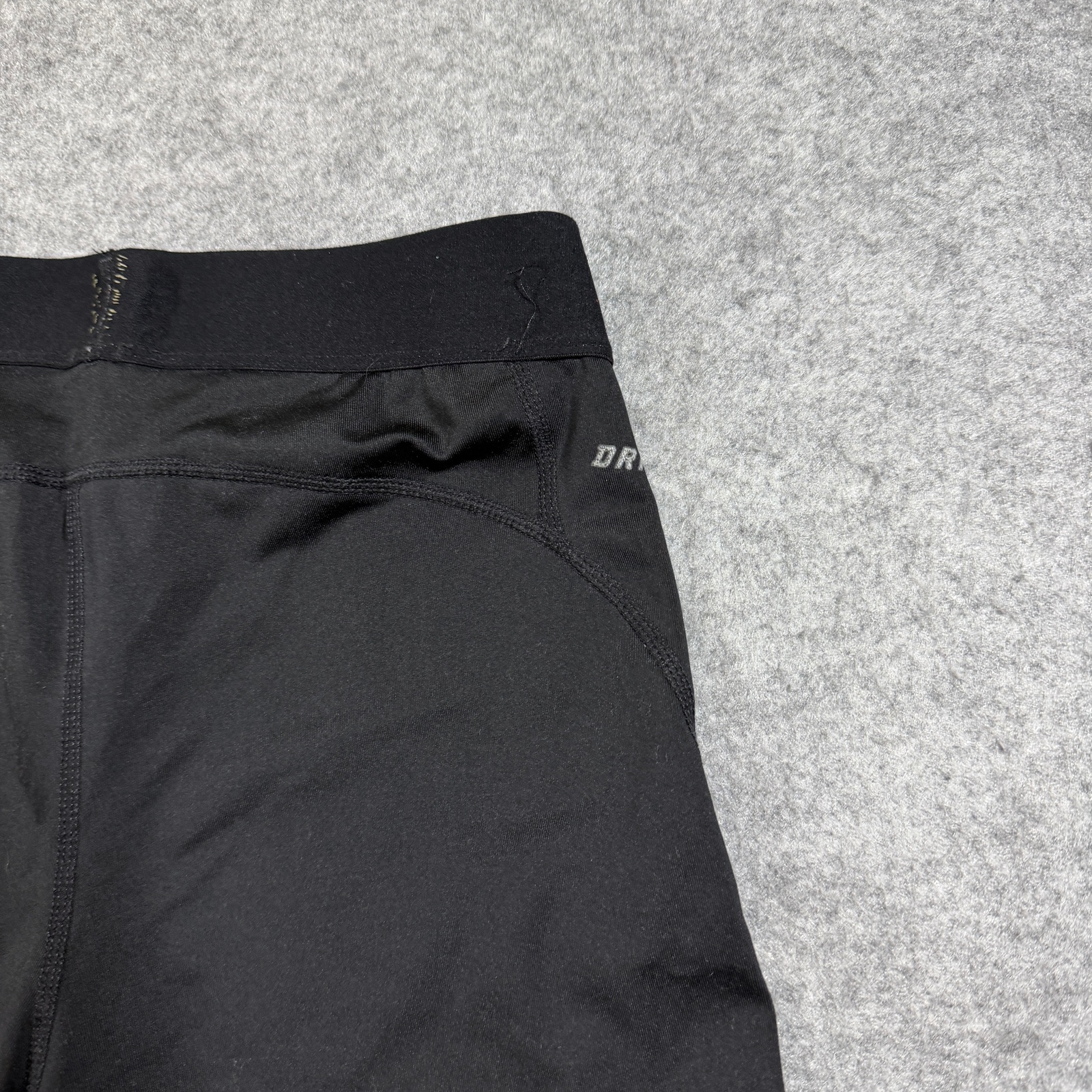 Nike Pro Capri Leggings Womens M Black Compression Dri-Fit Gym Training Workout thumbnail 4