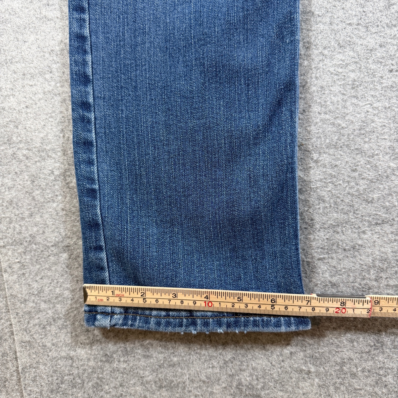 Lee Jeans Womens 8 Medium Blue Wash Straight Leg Mid Rise Stretch Denim thumbnail 10