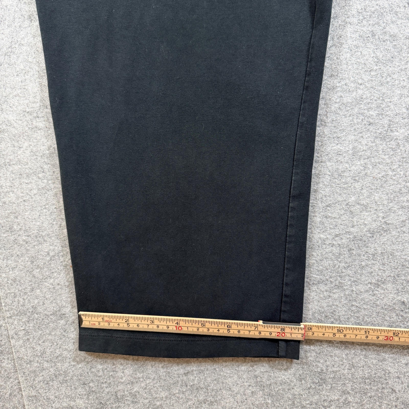 L.L.Bean Cropped Pants Womens XL Black Elastic Waist Capri Relaxed Fit Stretch thumbnail 8