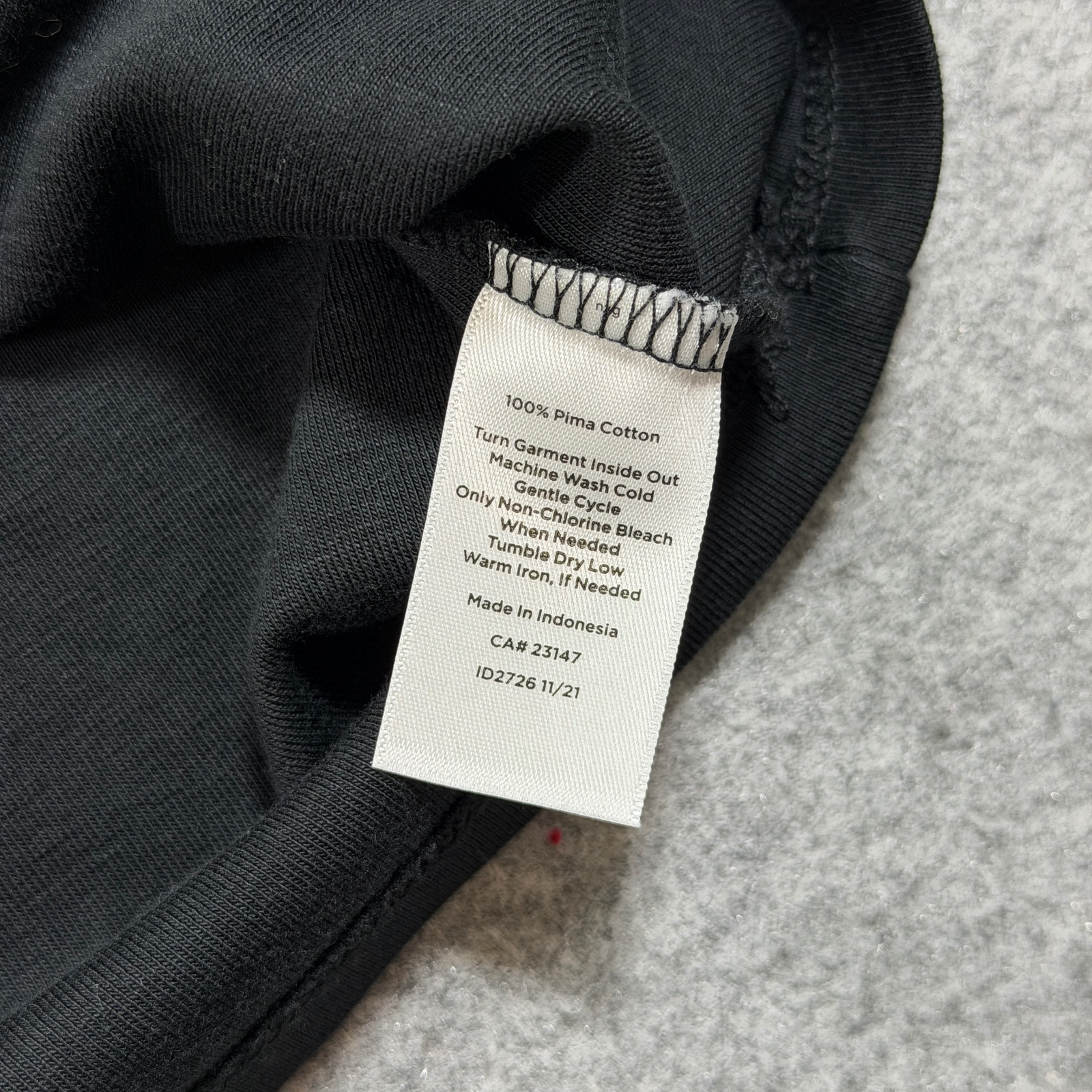 Talbots Tank Top Womens LP Black Pima Cotton Sleeveless Crew Neck Petite thumbnail 4