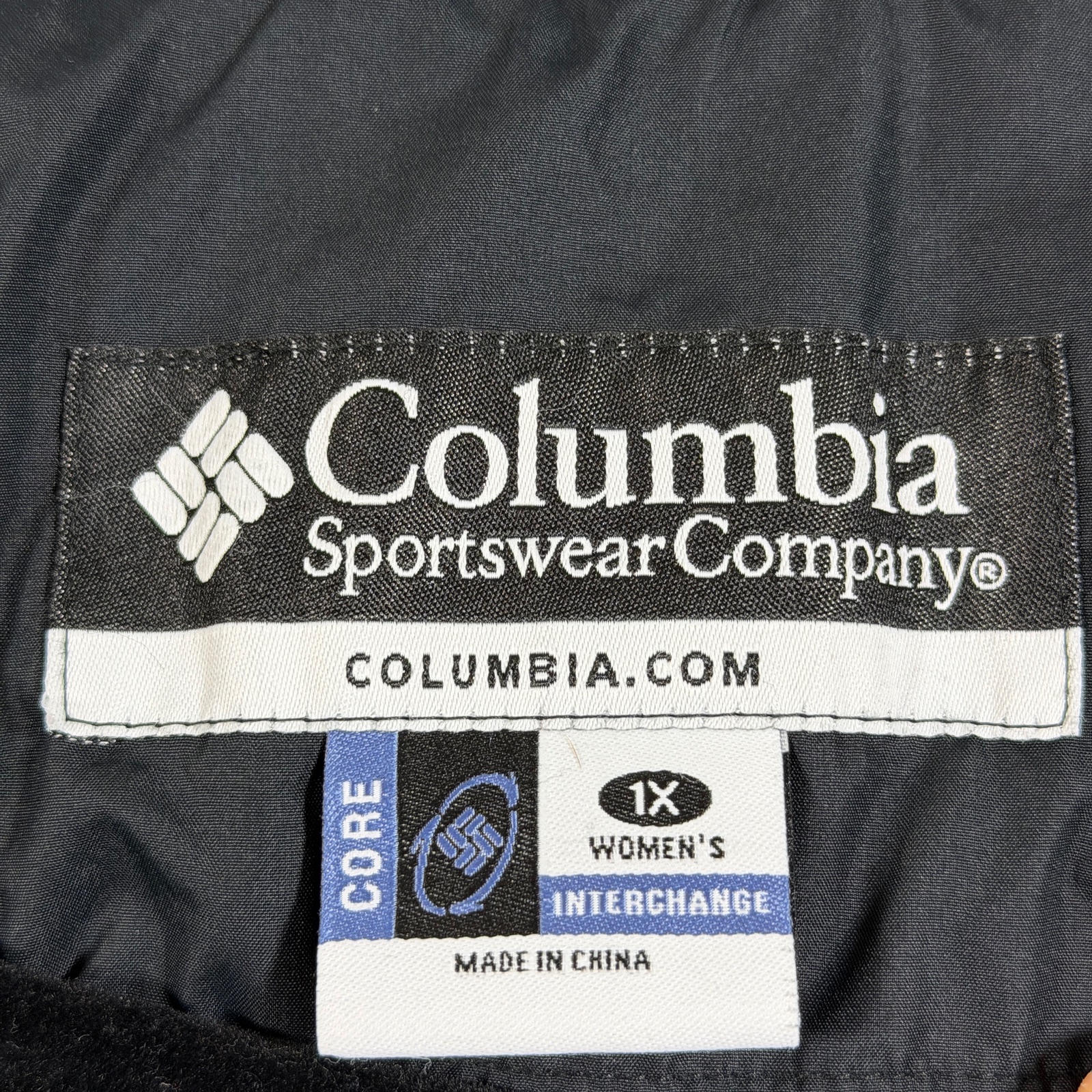 Columbia Interchange Liner Jacket Womens XL Black Quilted Insulated Outdoor thumbnail 3