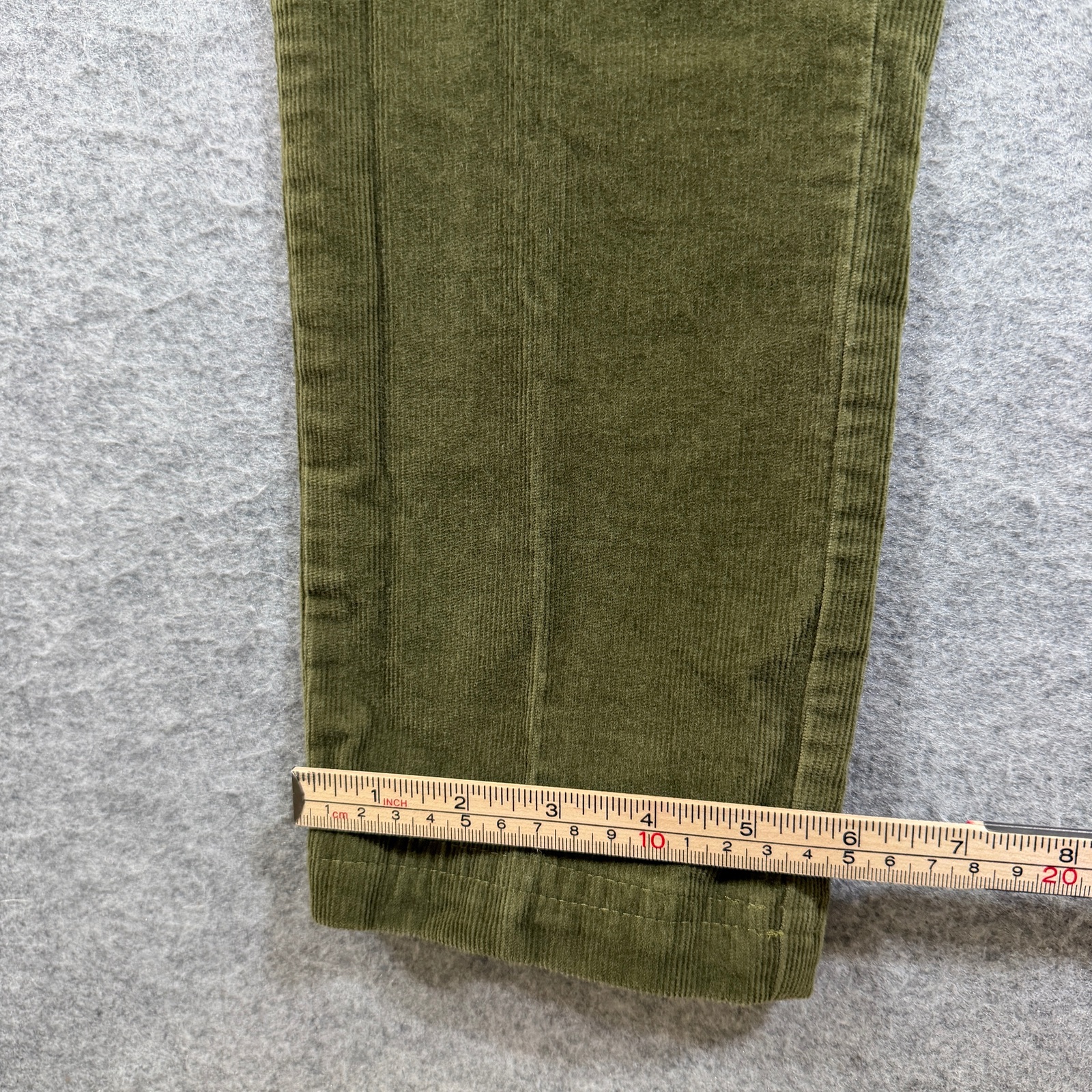 Brooks Brothers Corduroy Pants Womens 2 Olive Green Five Pocket Slim Stretch thumbnail 9