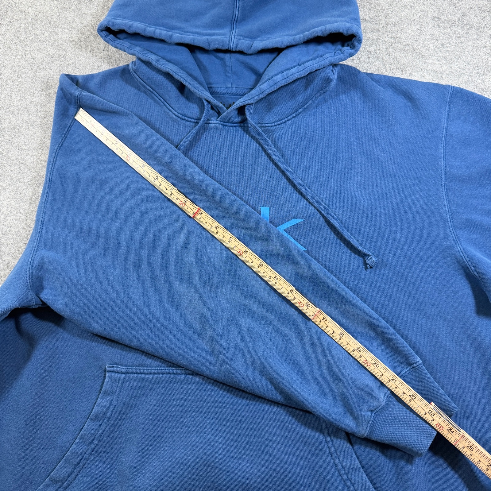 HUK Heavyweight Fleece Hoodie Mens XL Blue Fishing Outdoor Pullover Performance thumbnail 8