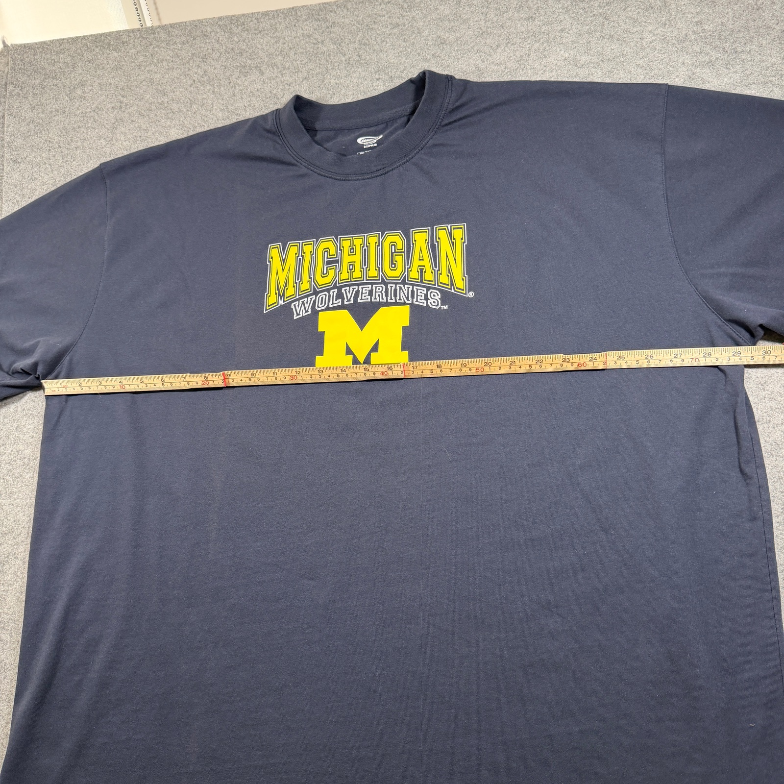 Concepts Sport Michigan Wolverines T Shirt Mens 4XL Navy Block M Graphic Tee thumbnail 7