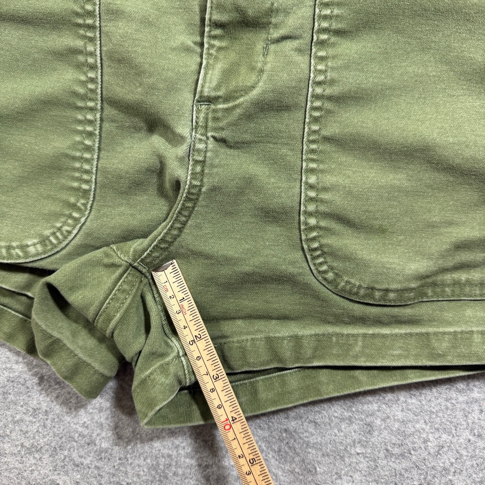 Madewell Shorts Womens 26 Olive Green High Rise Stretch Patch Pocket Preppy thumbnail 6