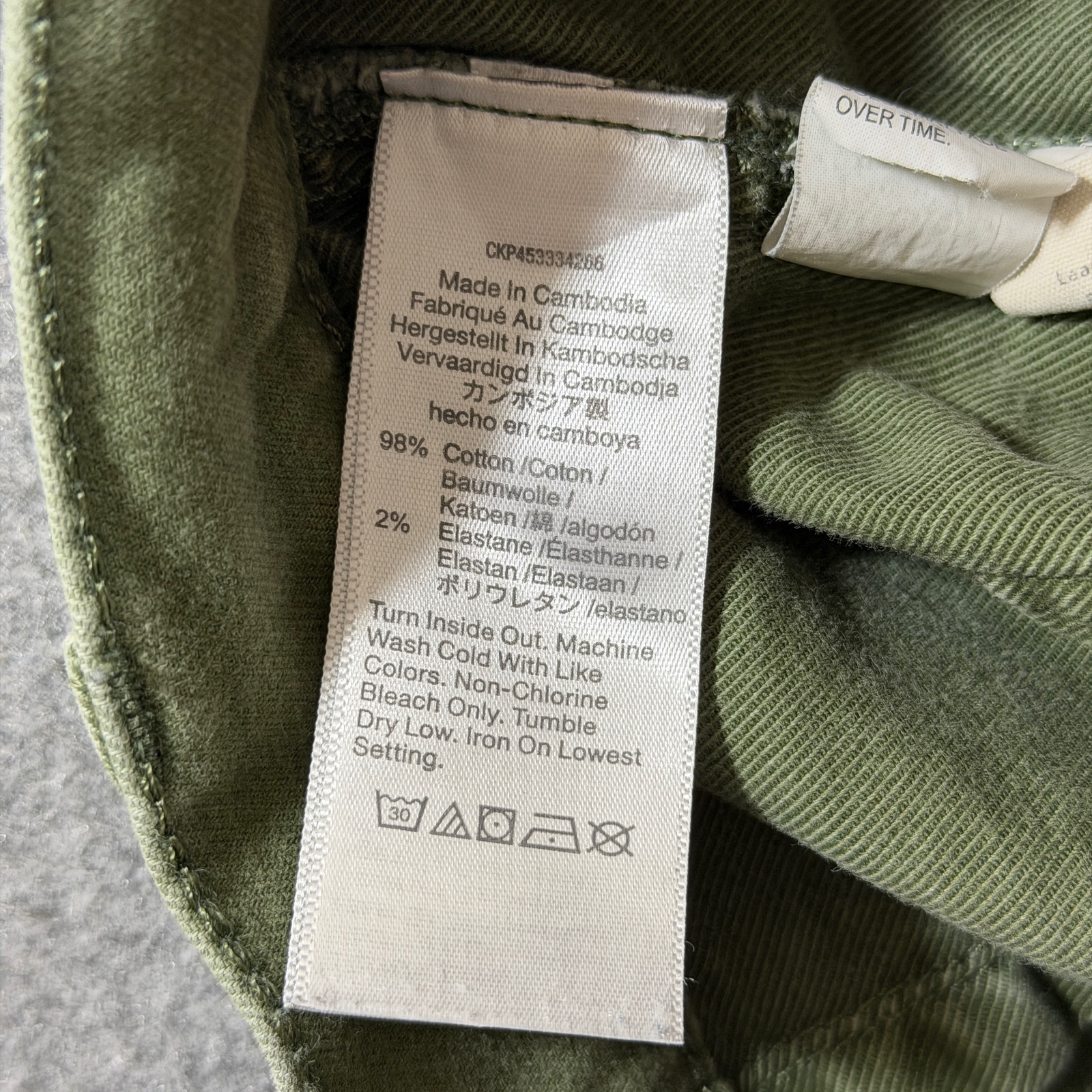 Madewell Shorts Womens 26 Olive Green High Rise Stretch Patch Pocket Preppy thumbnail 8