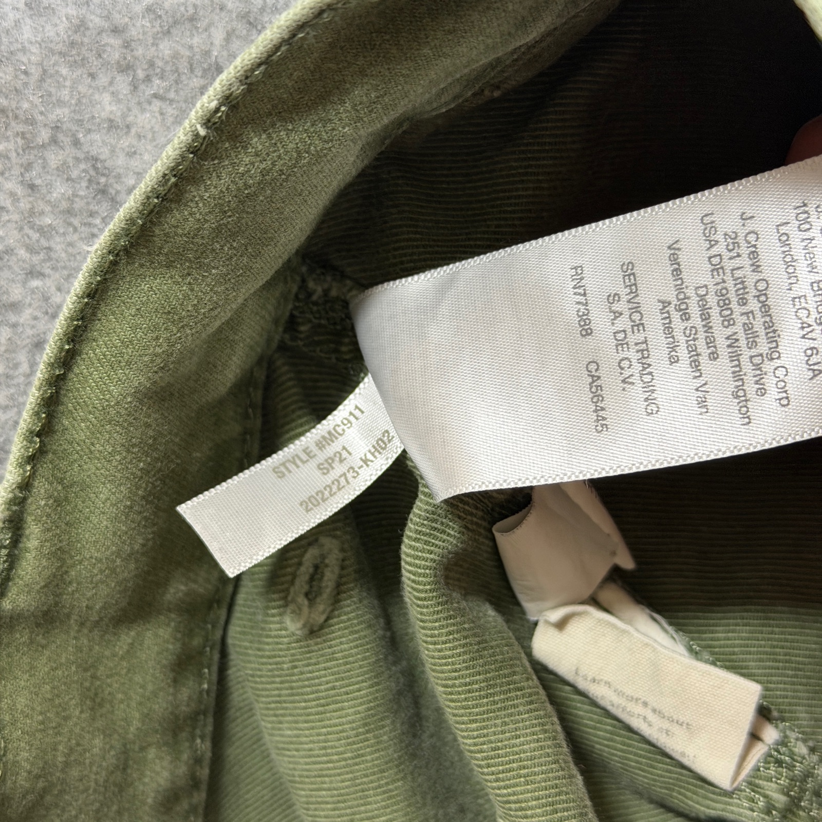 Madewell Shorts Womens 26 Olive Green High Rise Stretch Patch Pocket Preppy thumbnail 9