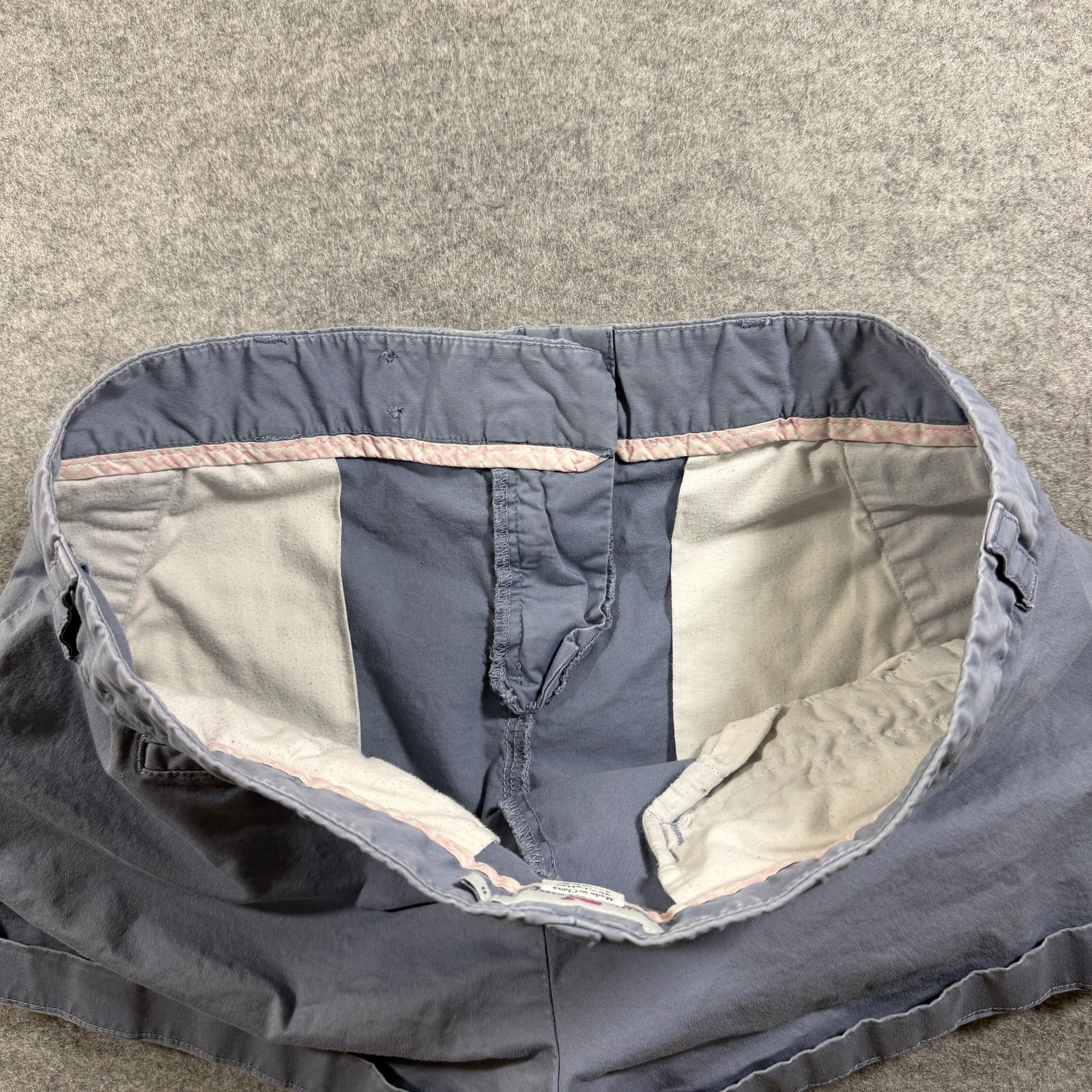 Vineyard Vines Chino Shorts Womens 8 Slate Blue Stretch Flat Front Preppy Whale thumbnail 9