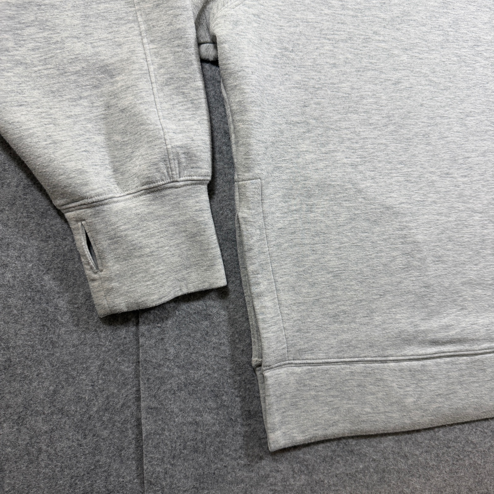 YPB Sweatshirt Womens XL Heather Gray Raglan Sleeve Relaxed Fit Pullover Pockets thumbnail 8