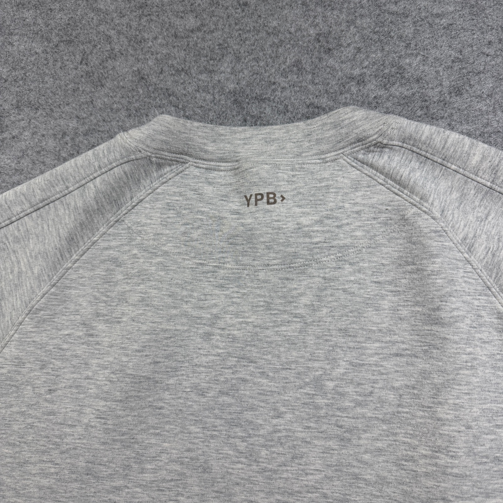 YPB Sweatshirt Womens XL Heather Gray Raglan Sleeve Relaxed Fit Pullover Pockets thumbnail 9