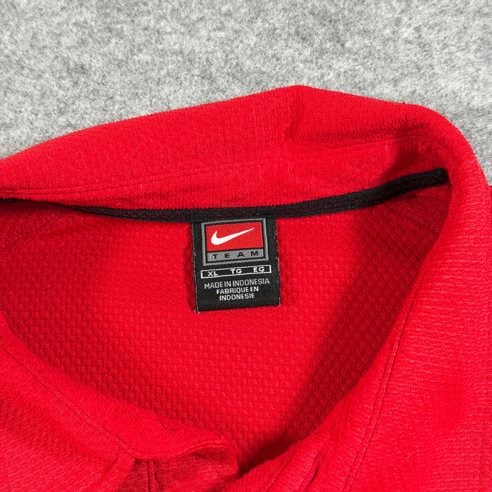 Nike Georgia Bulldogs Team Polo Mens XL Red Vintage Boxy Fit Breathable Fan Gear thumbnail 4