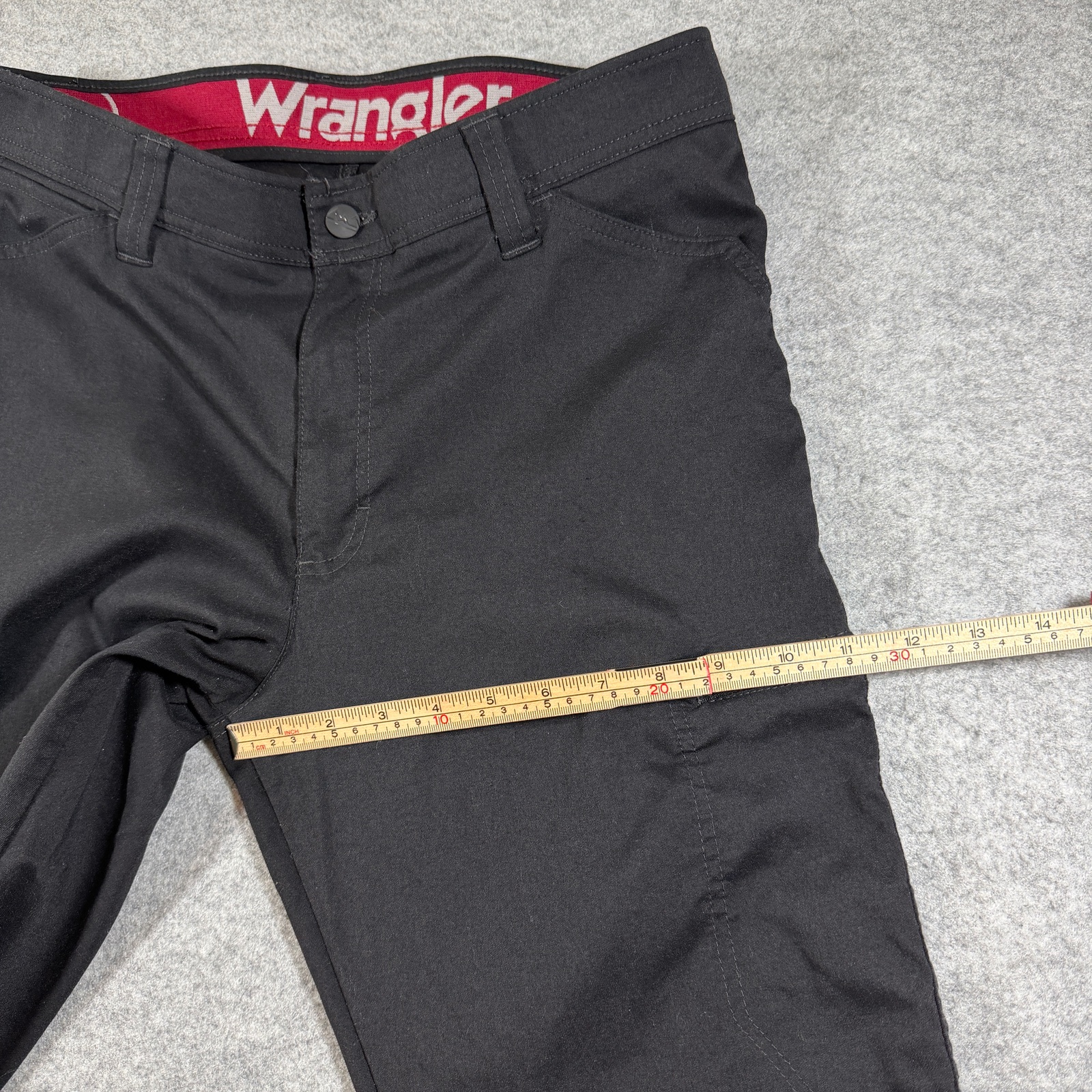 Wrangler ATG Utility Pants Mens 30x30 Black Stretch Zip Pockets Hiking Workwear thumbnail 7