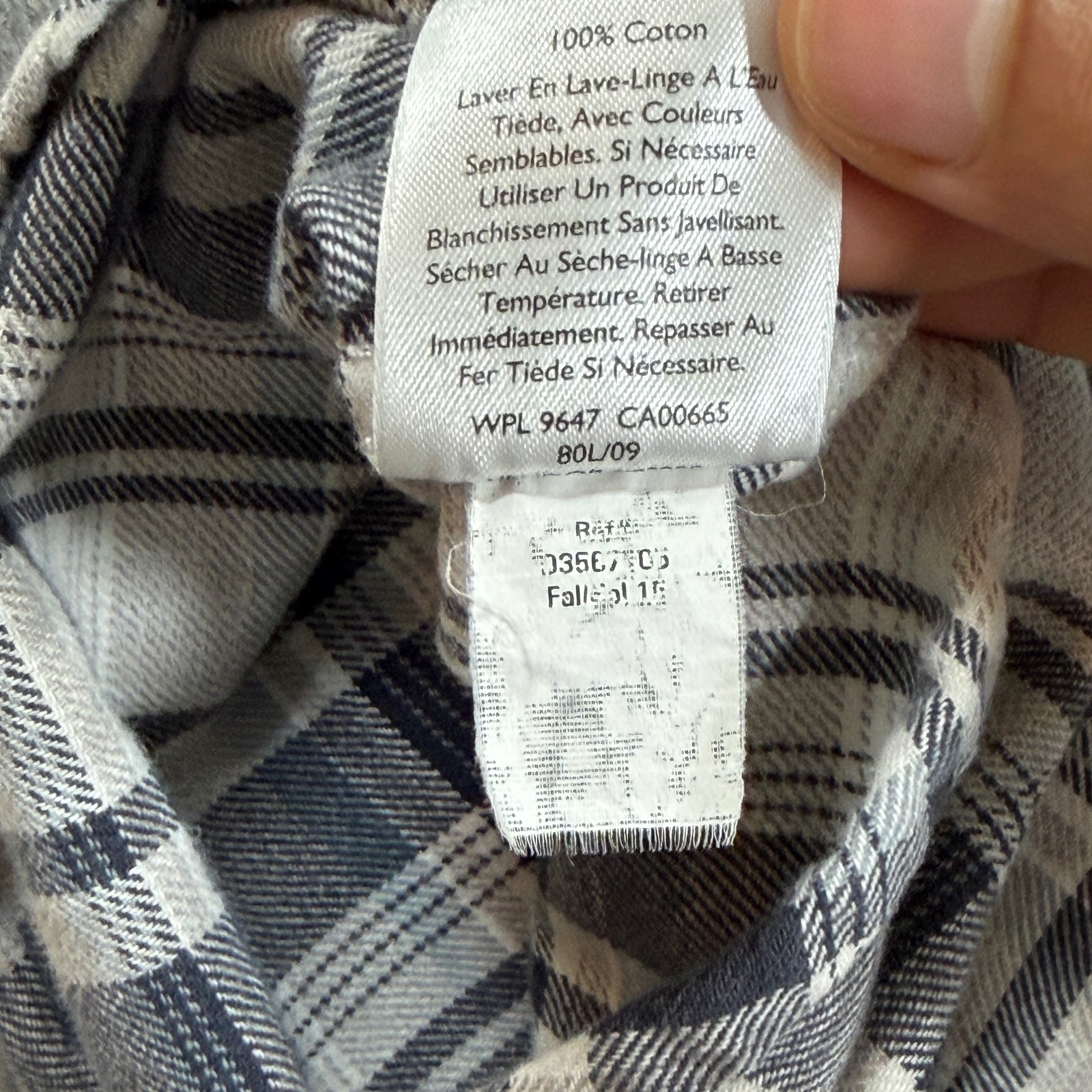 Eddie Bauer Flannel Shirt Mens XXL Gray Plaid Button Up Classic Fit Outdoor Work thumbnail 12