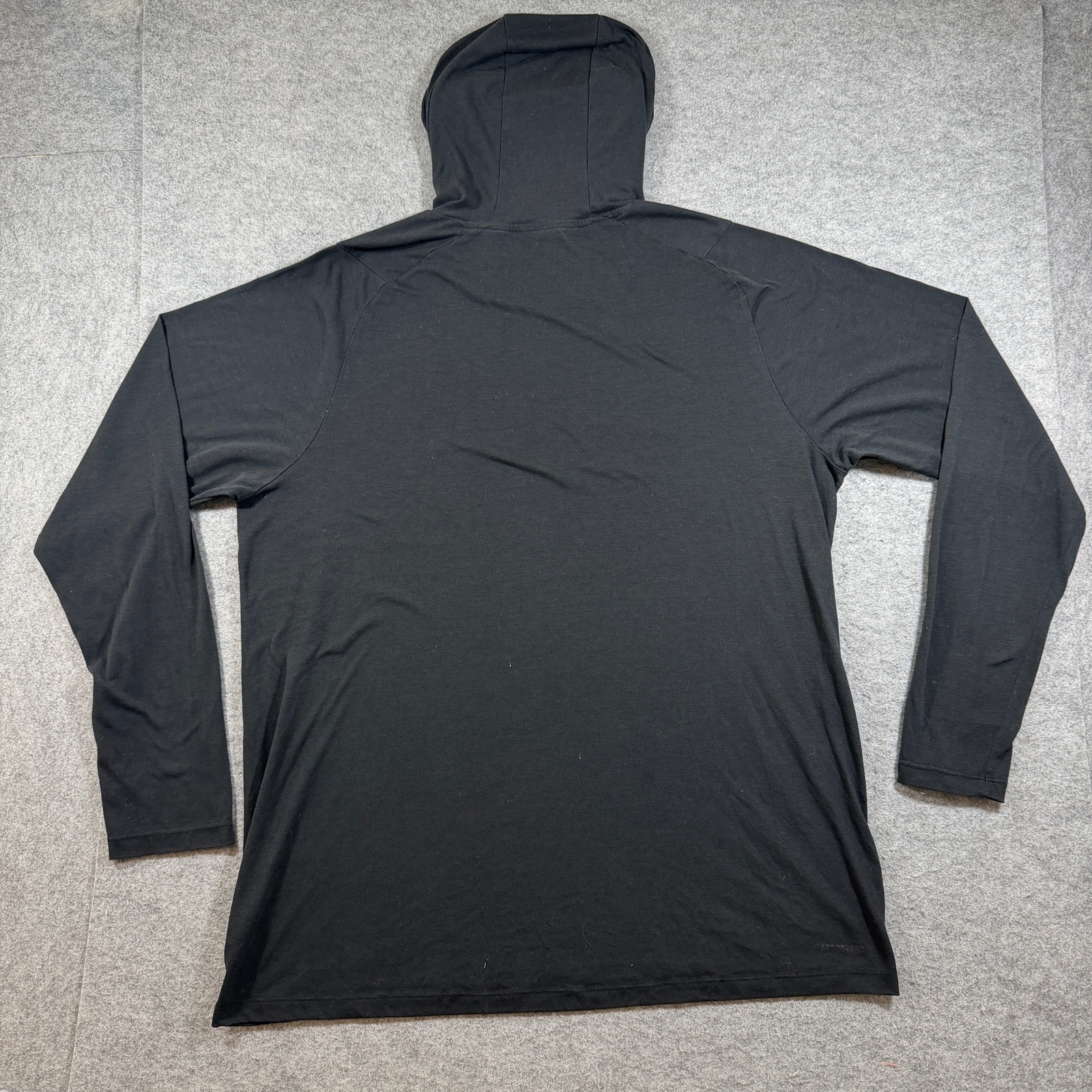 Adidas ECU Pirates Football Hooded Shirt Mens XL Black Long Sleeve Lightweight thumbnail 2