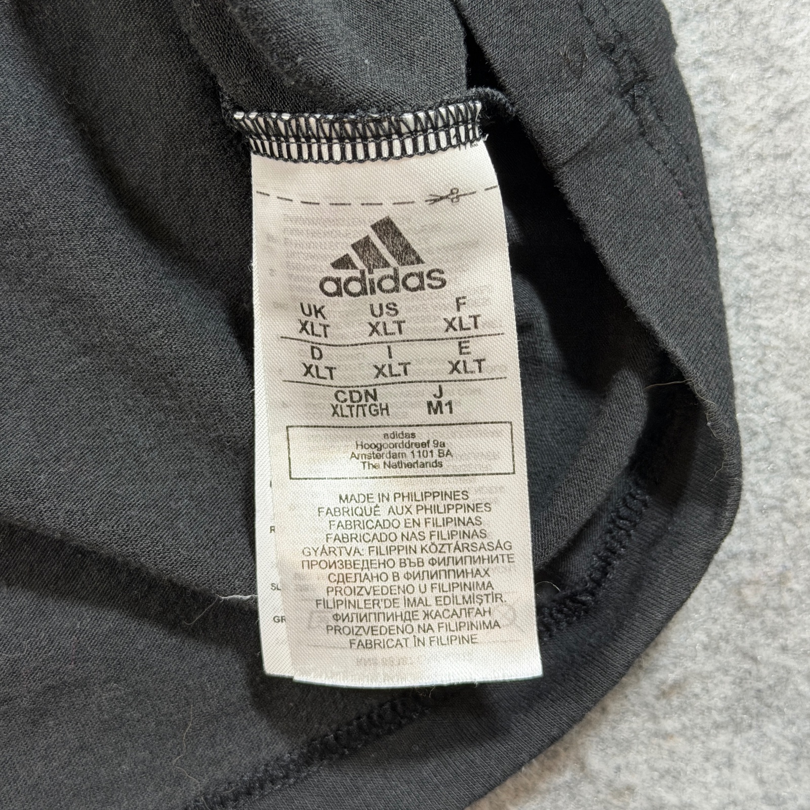 Adidas ECU Pirates Football Hooded Shirt Mens XL Black Long Sleeve Lightweight thumbnail 5