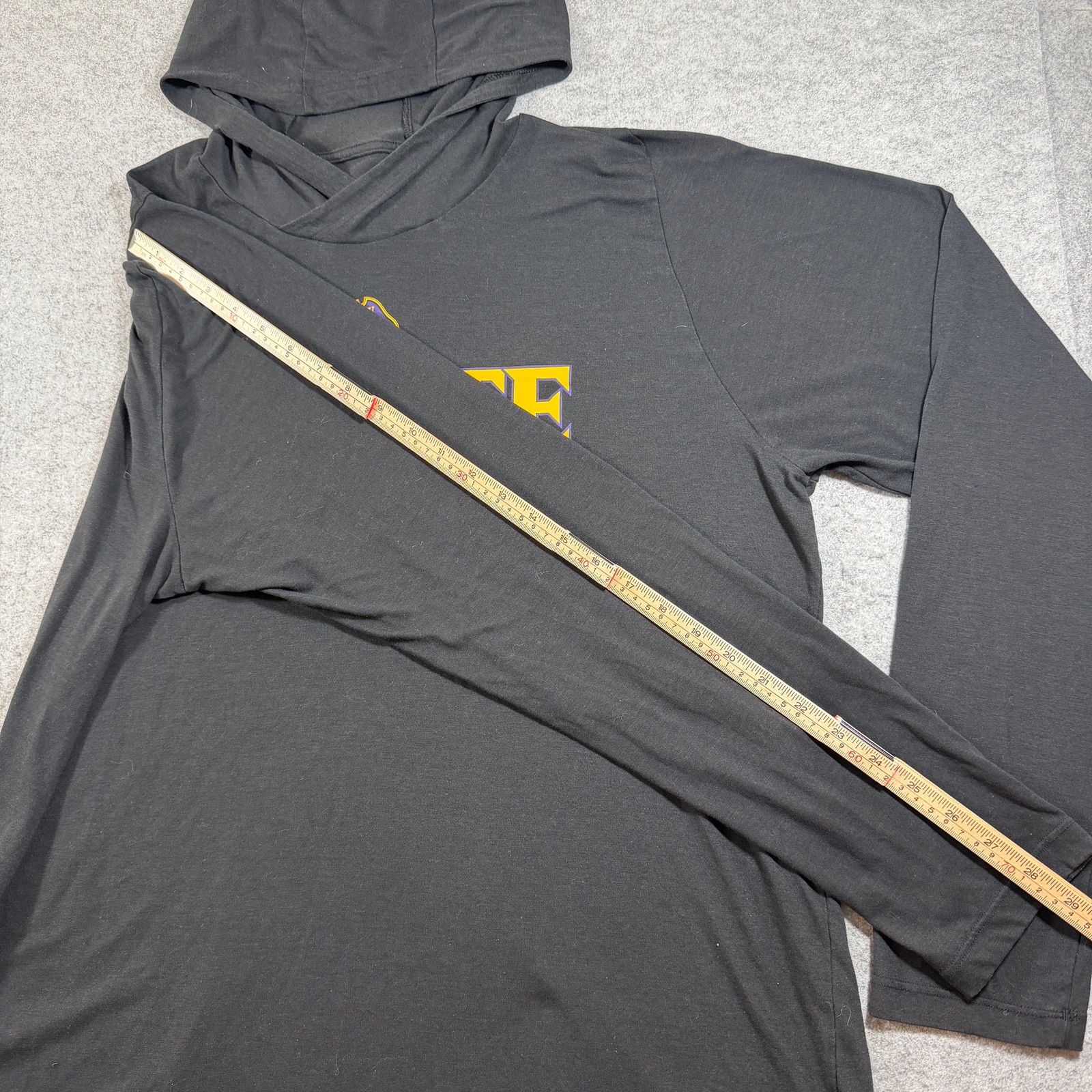 Adidas ECU Pirates Football Hooded Shirt Mens XL Black Long Sleeve Lightweight thumbnail 8