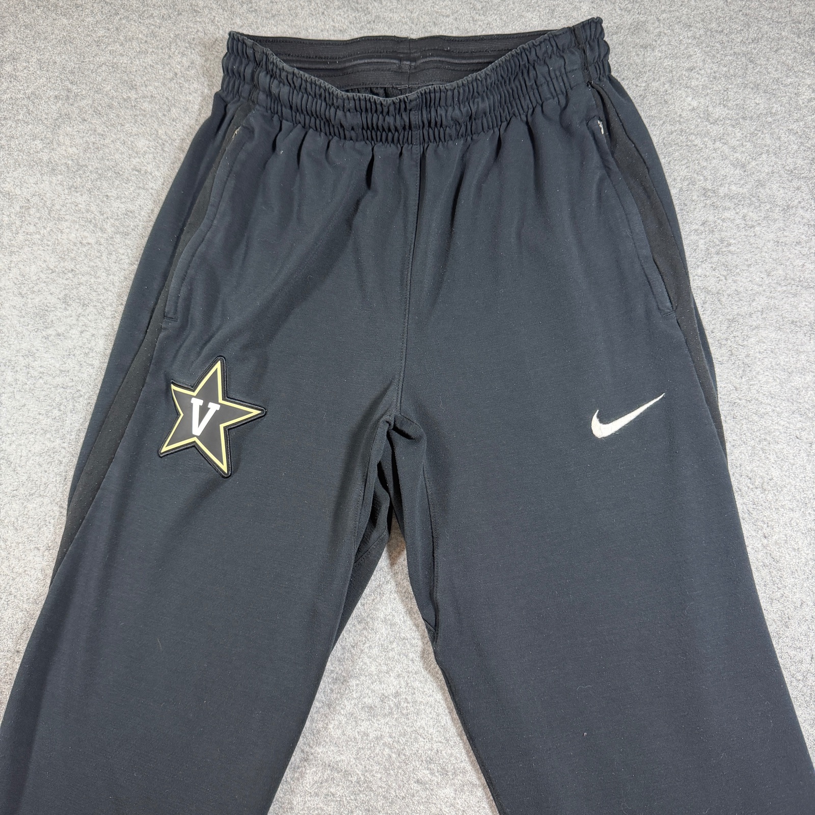 Nike Vanderbilt Commodores Joggers Mens M Black Zip Pockets Training Athletic thumbnail 5