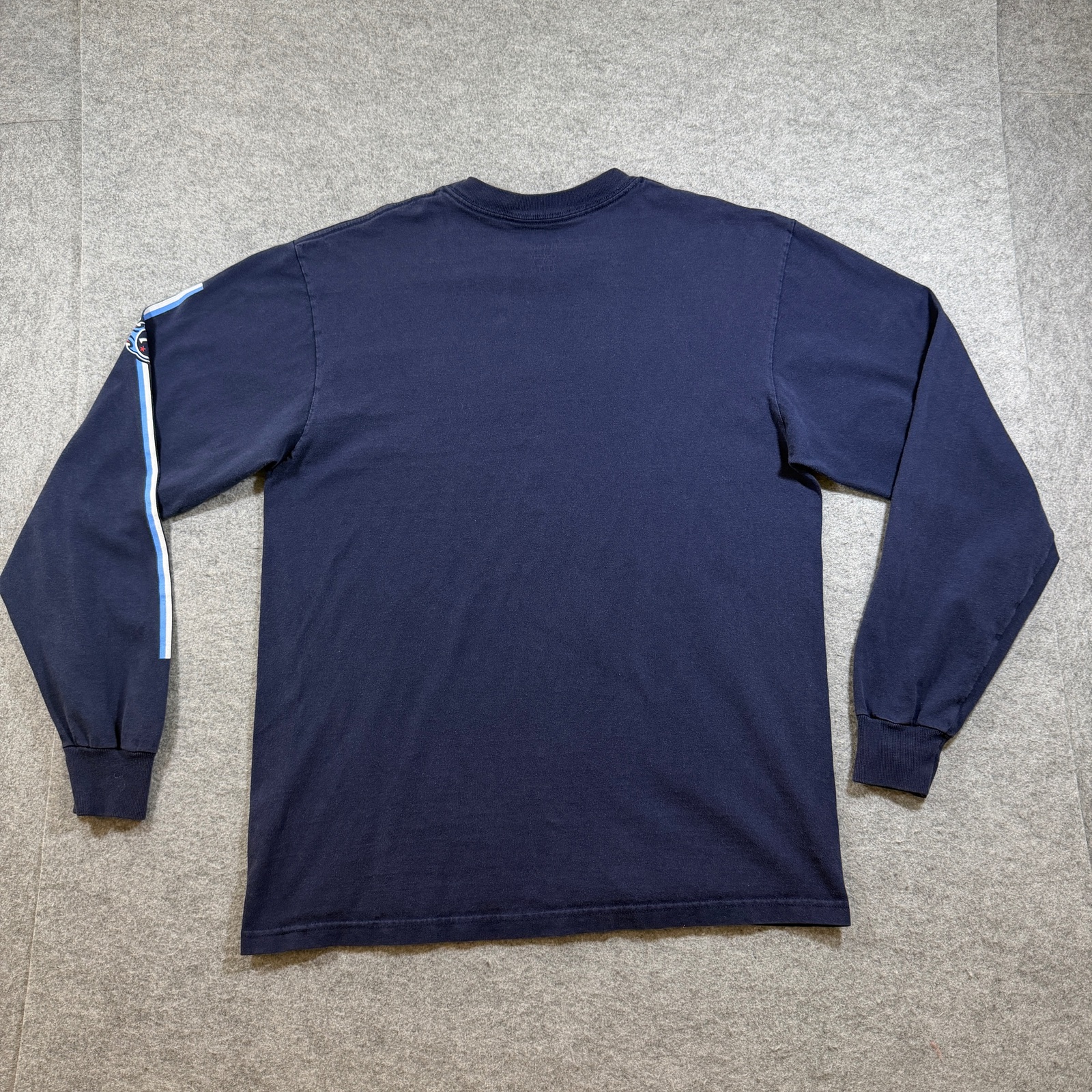 VTG Reebok Tennessee Titans Long Sleeve T Shirt Mens M Navy NFL Football Graphic thumbnail 2