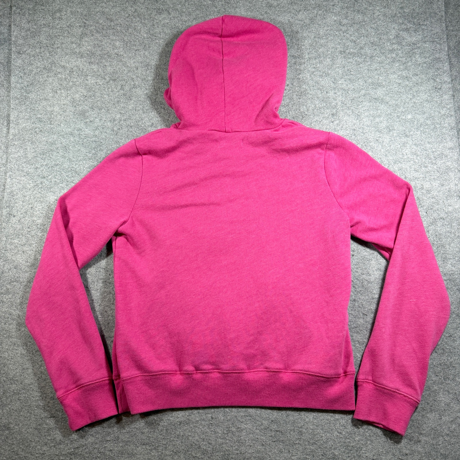 Hollister Hoodie Womens M Pink Embroidered Graphic Fleece Pullover Drawstring thumbnail 3