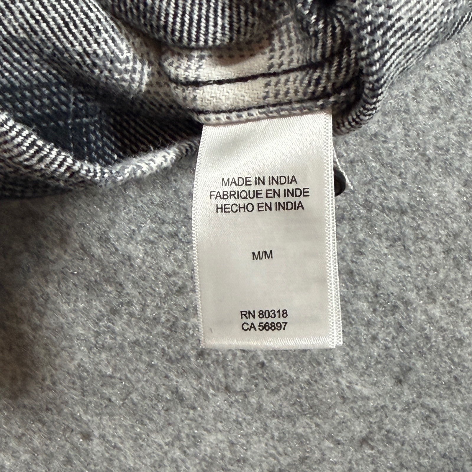 Lucky Brand Flannel Shirt Mens M Black White Buffalo Plaid Button Front Classic thumbnail 10