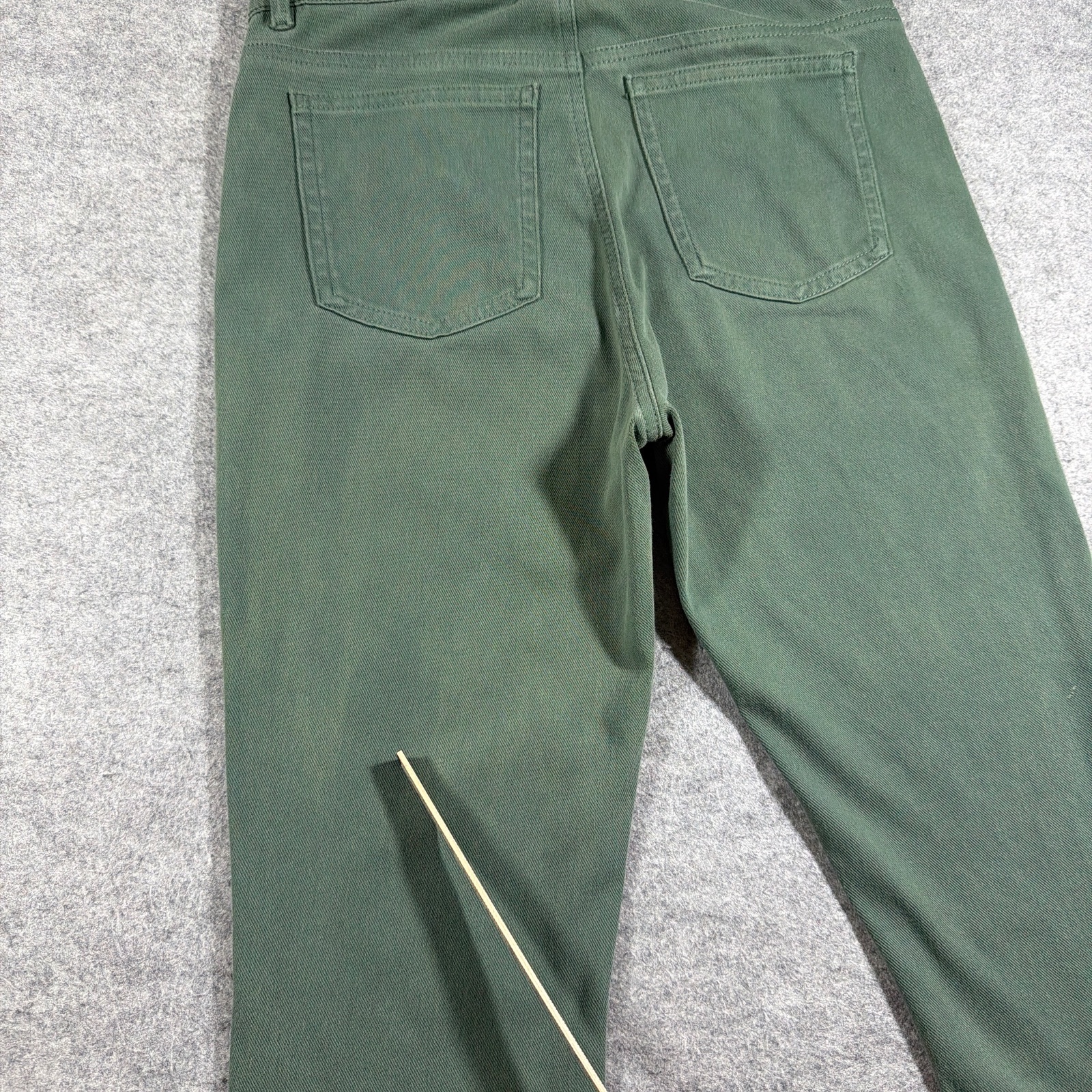 Uniqlo Pants Womens M Olive Green Slim Skinny Stretch Five Pocket Casual thumbnail 5