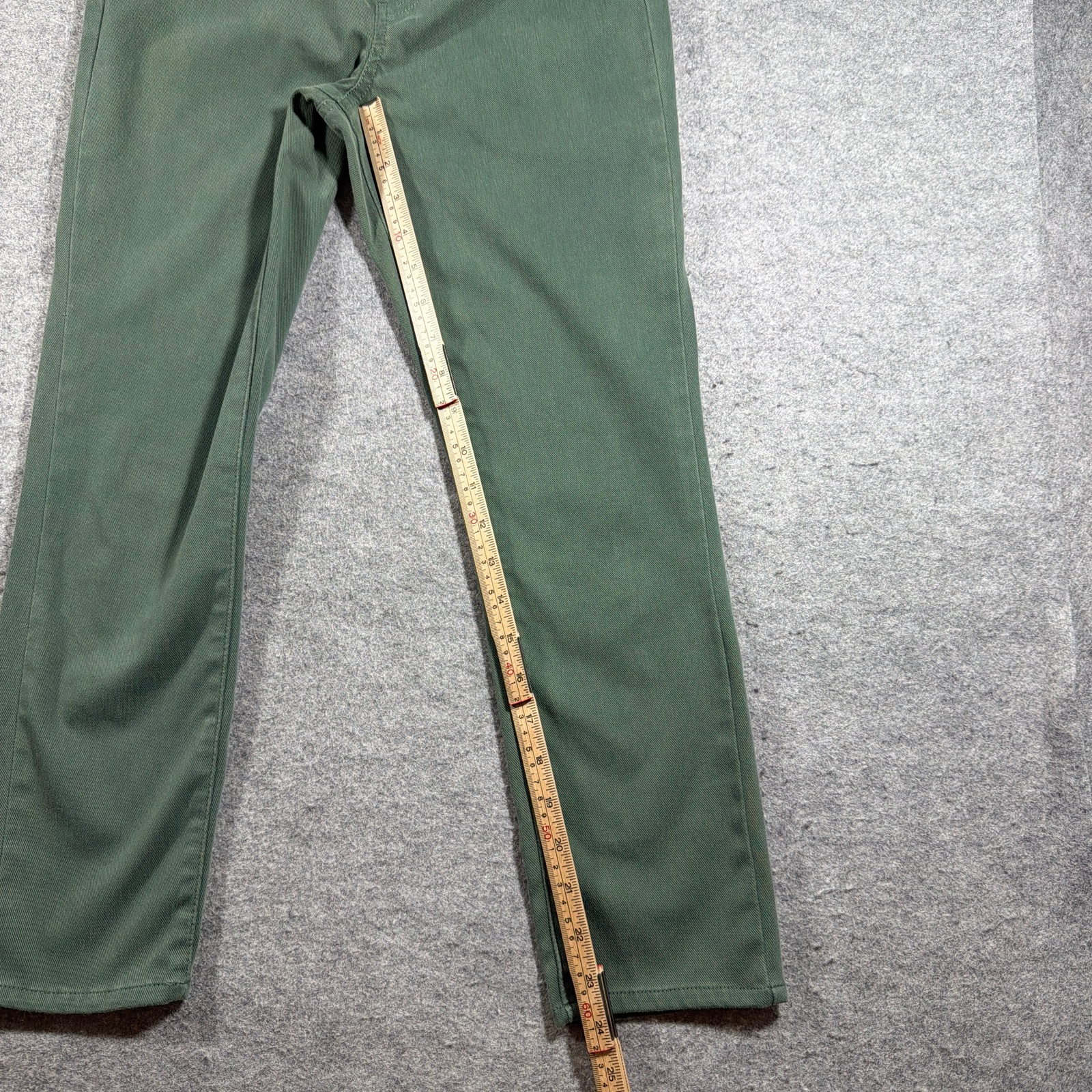 Uniqlo Pants Womens M Olive Green Slim Skinny Stretch Five Pocket Casual thumbnail 7