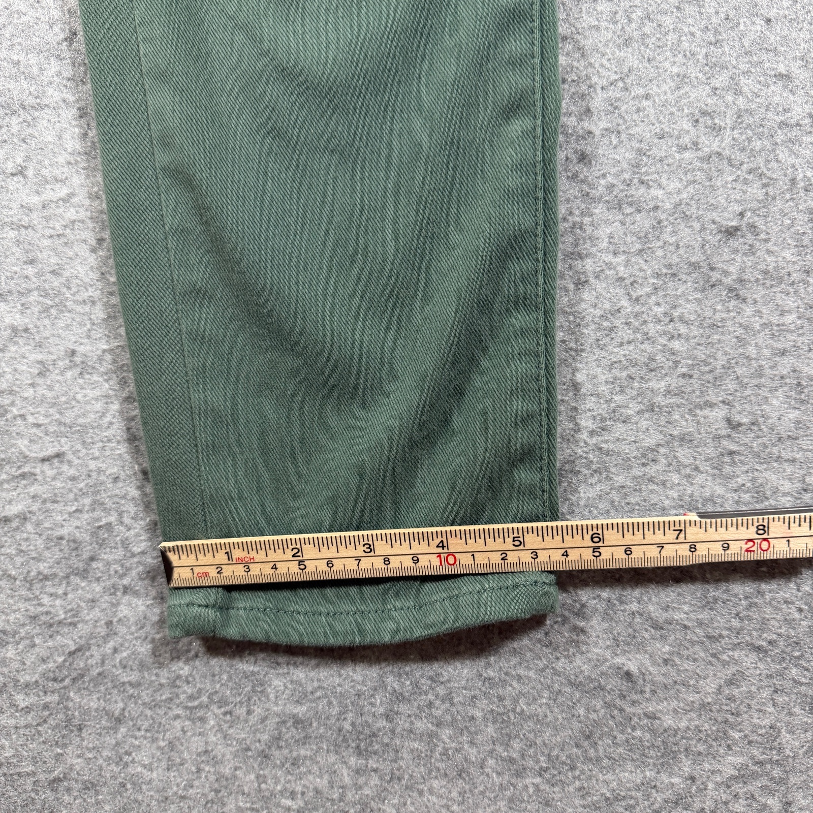 Uniqlo Pants Womens M Olive Green Slim Skinny Stretch Five Pocket Casual thumbnail 9