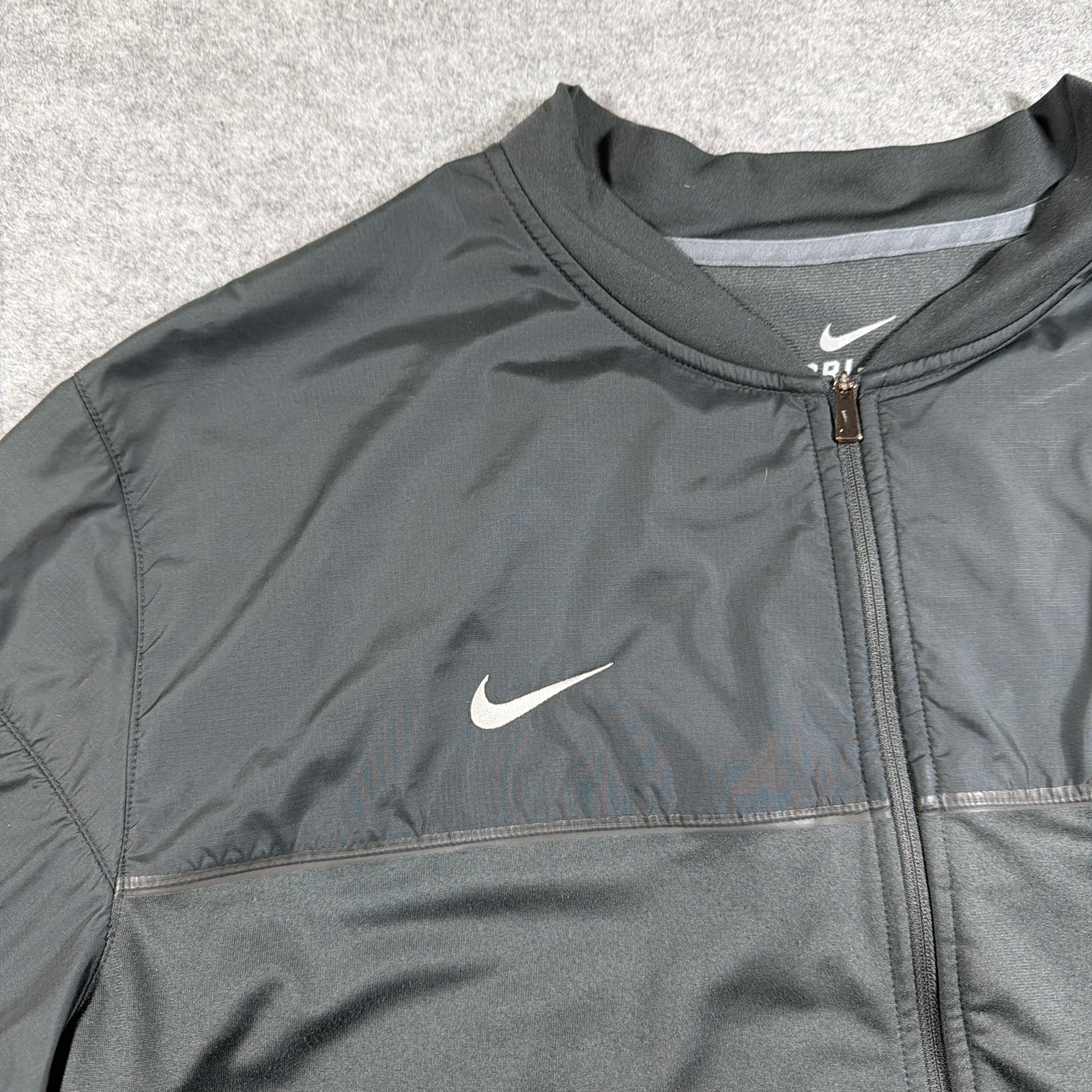 Nike Ole Miss Jacket Mens 3XL Gray Full Zip Dri Fit Windbreaker Team Fan Gear thumbnail 9
