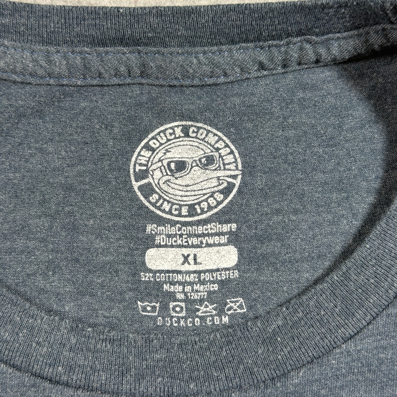 The Duck Company T Shirt Mens XL Charcoal Colorado 14ers Aspen Souvenir Graphic thumbnail 5