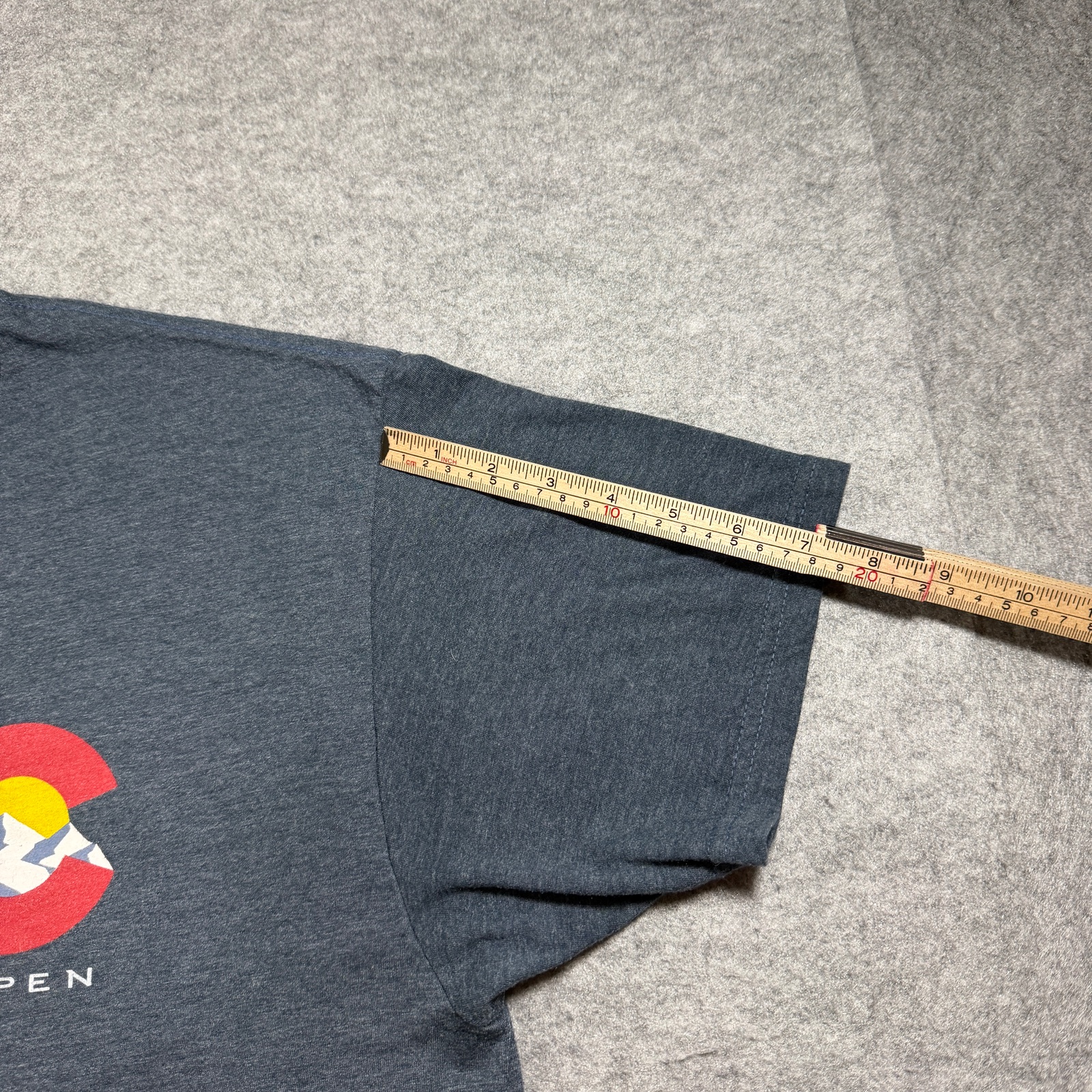 The Duck Company T Shirt Mens XL Charcoal Colorado 14ers Aspen Souvenir Graphic thumbnail 8