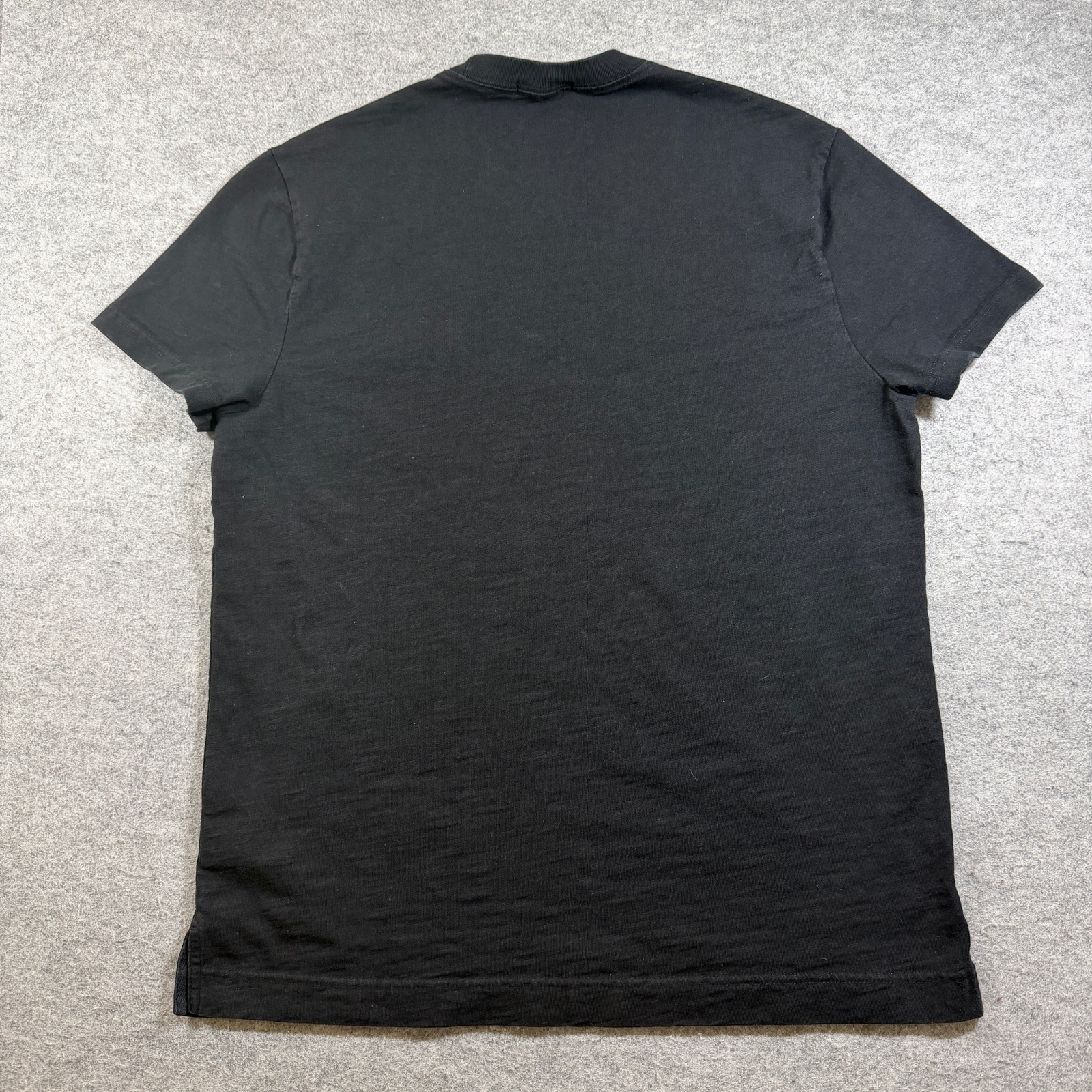 Burberry Brit T Shirt Mens L Black Pocket Knight Logo Crew Neck Cotton thumbnail 2