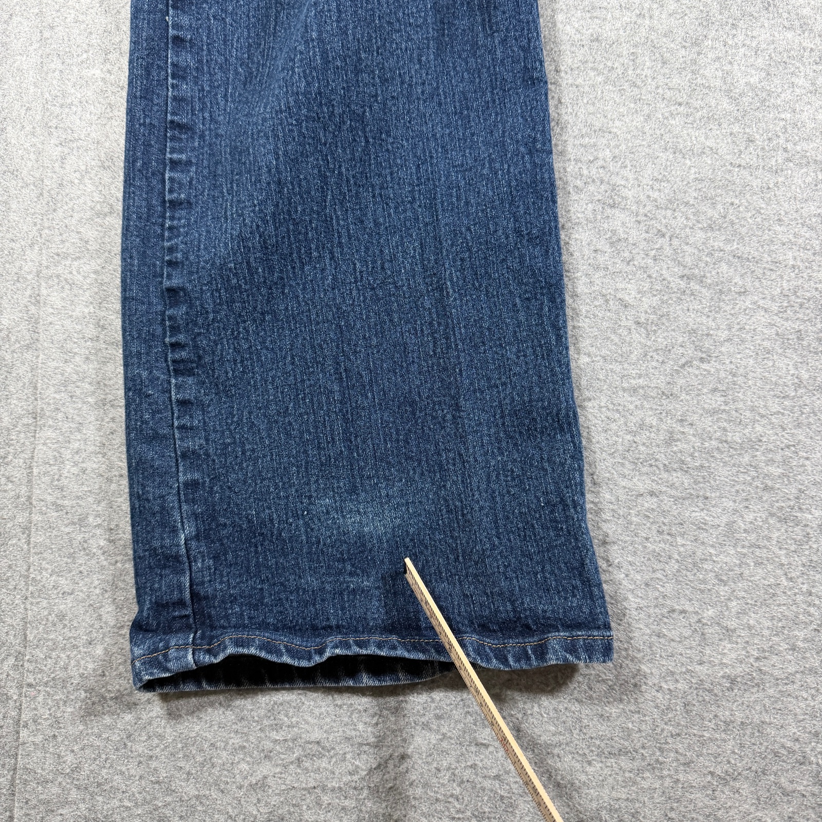 Dickies Jeans Mens 44x32 Dark Blue Denim Straight Leg Workwear Five Pocket thumbnail 4