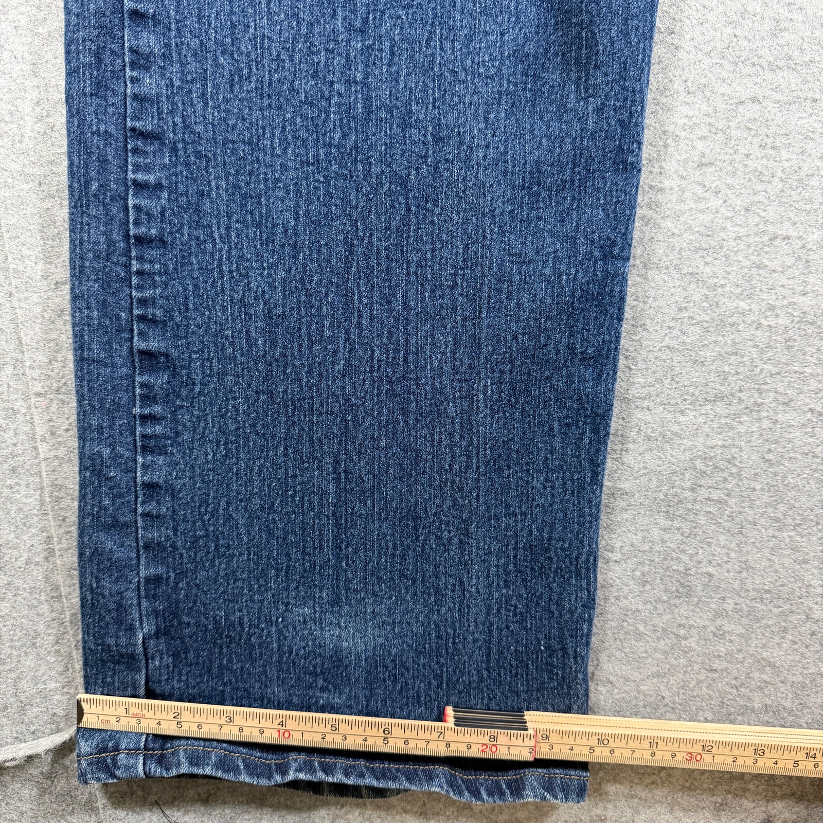 Dickies Jeans Mens 44x32 Dark Blue Denim Straight Leg Workwear Five Pocket thumbnail 9
