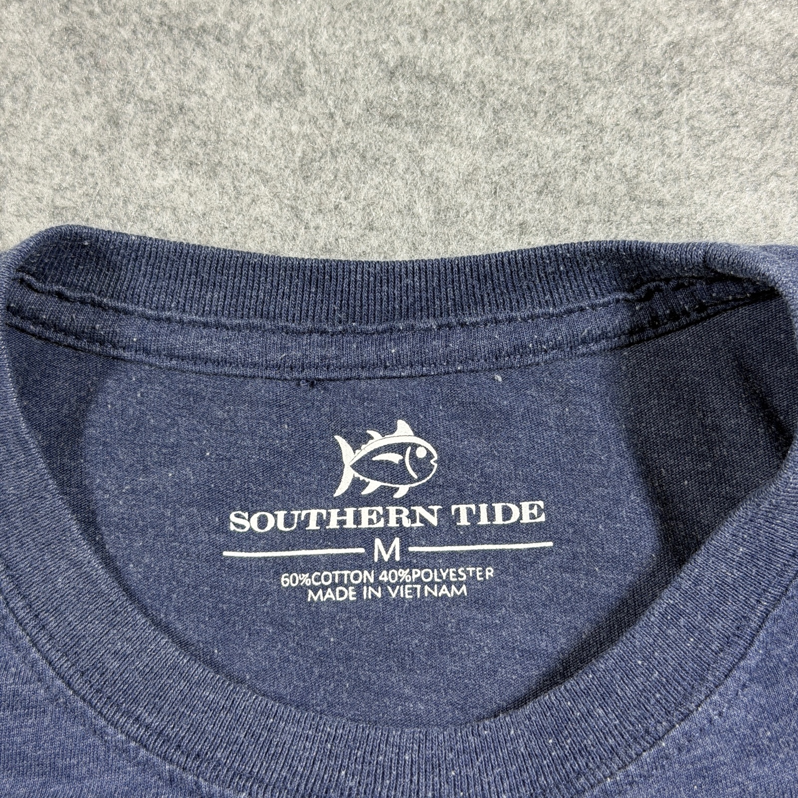 Southern Tide T Shirt Mens M Navy Sailboat Sunset Graphic Coastal Preppy thumbnail 3