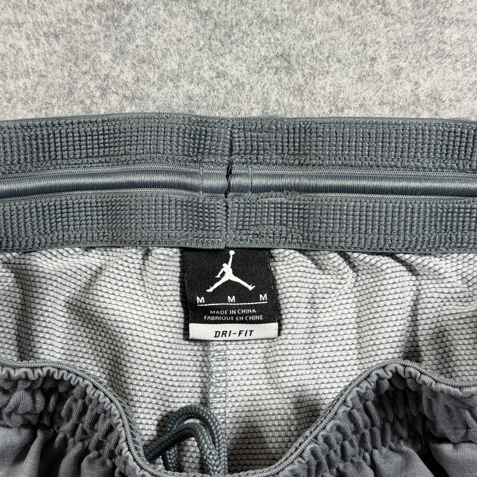 Jordan Joggers Mens M Slate Gray Jumpman Tapered Fit Lounge Drawstring Stretch thumbnail 3