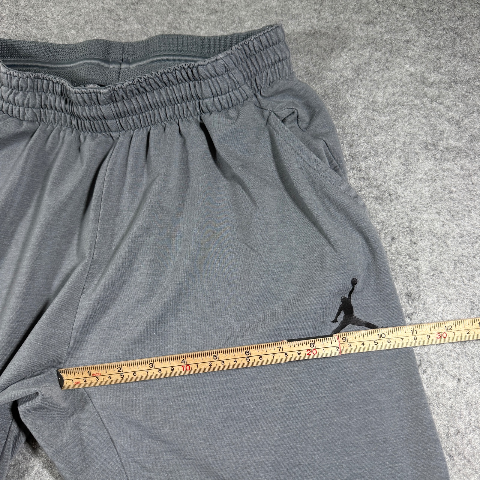 Jordan Joggers Mens M Slate Gray Jumpman Tapered Fit Lounge Drawstring Stretch thumbnail 7