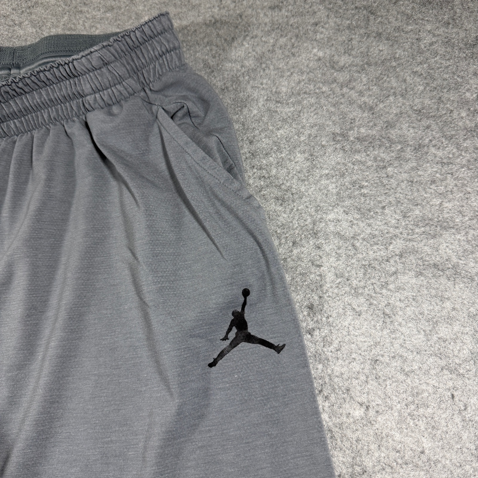 Jordan Joggers Mens M Slate Gray Jumpman Tapered Fit Lounge Drawstring Stretch thumbnail 8