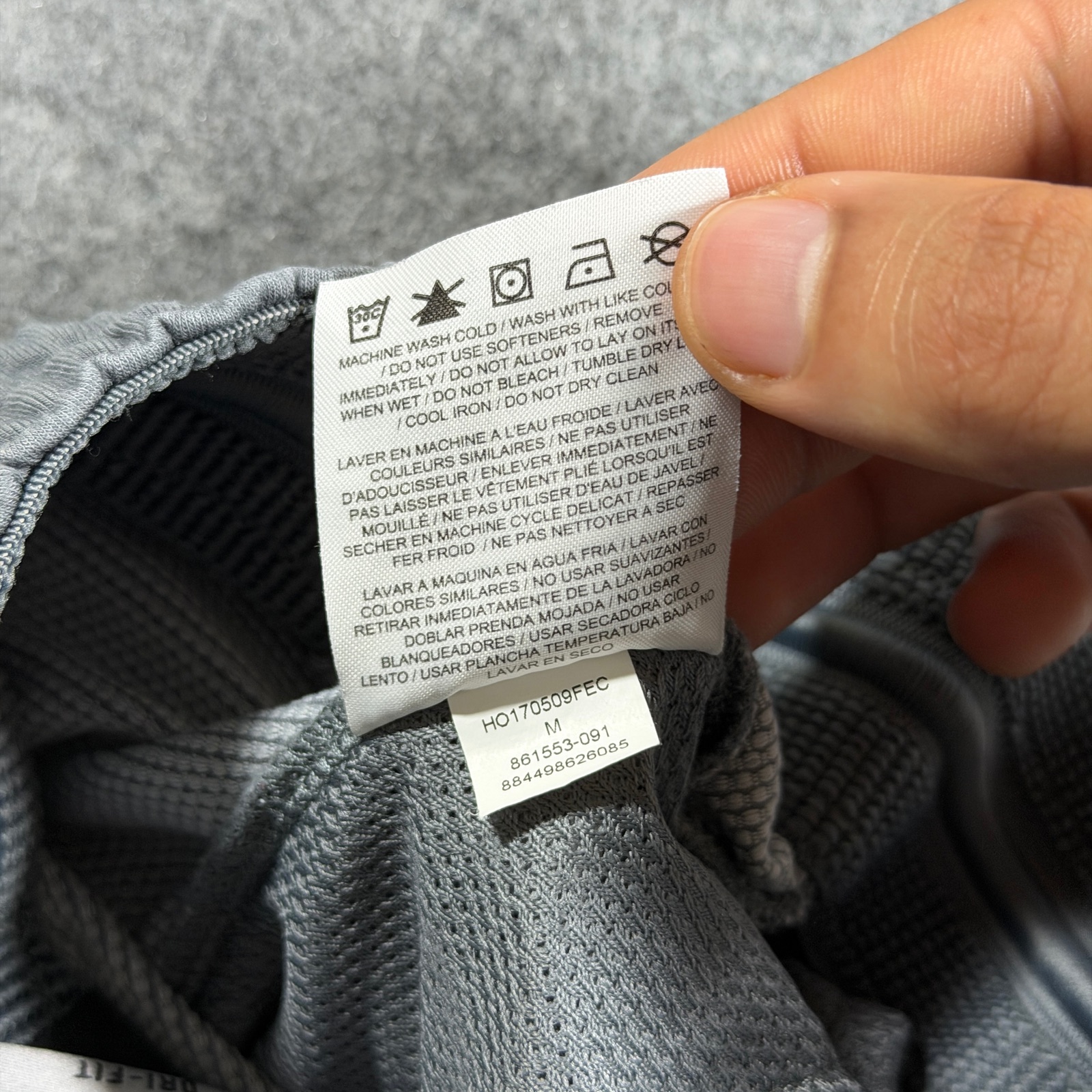 Jordan Joggers Mens M Slate Gray Jumpman Tapered Fit Lounge Drawstring Stretch thumbnail 14