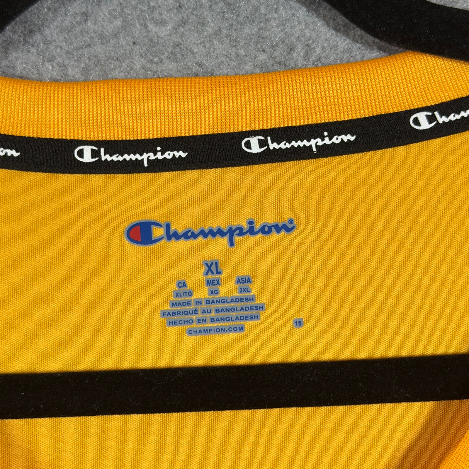 Champion Mizzou Tigers Graphic Tee Mens XL Gold Moisture Wicking NCAA Breathable thumbnail 4